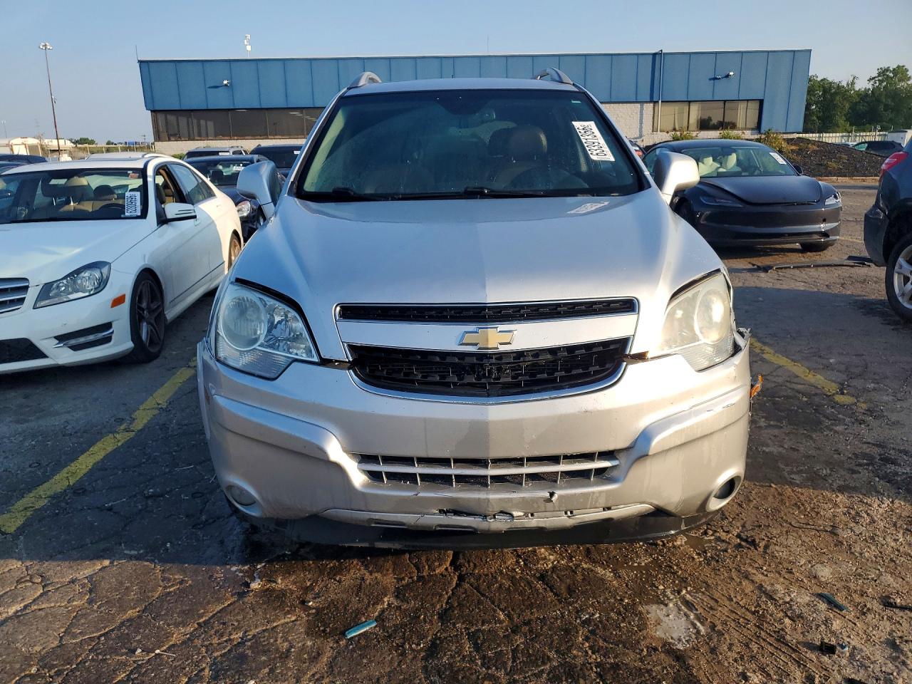 2014 Chevrolet Captiva Ltz Silver vin: 3GNAL4EK8ES516112