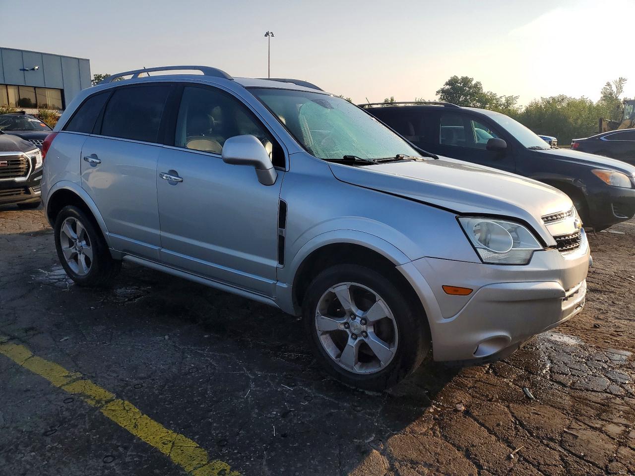 2014 Chevrolet Captiva Ltz Silver vin: 3GNAL4EK8ES516112