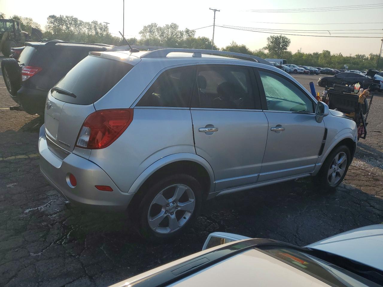 2014 Chevrolet Captiva Ltz Silver vin: 3GNAL4EK8ES516112