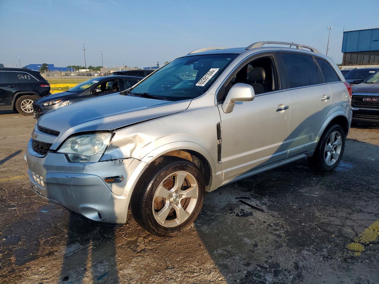 2014 Chevrolet Captiva Ltz Silver vin: 3GNAL4EK8ES516112