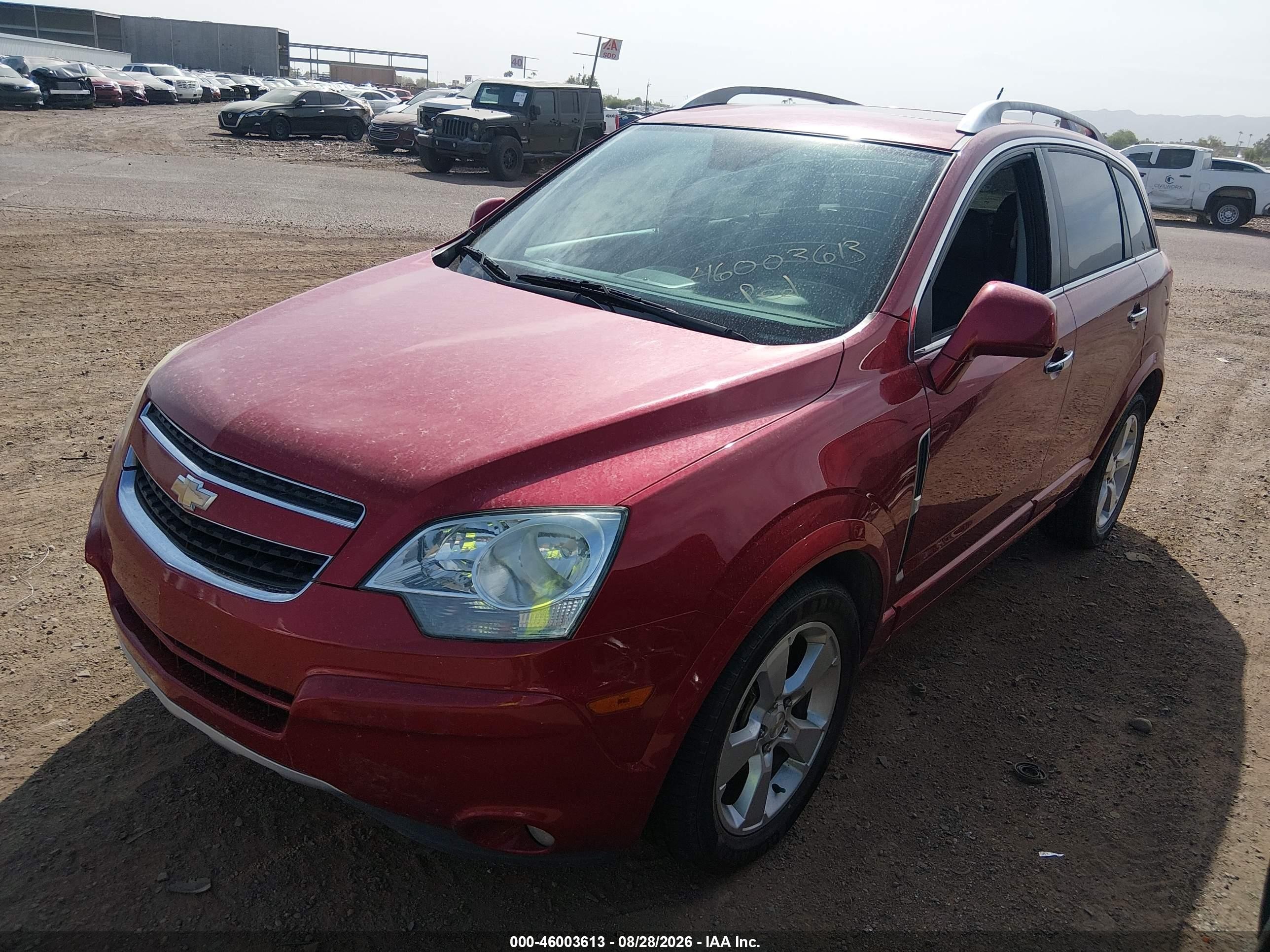 2014 Chevrolet Captiva Sport Ltz Red vin: 3GNAL4EK8ES629672