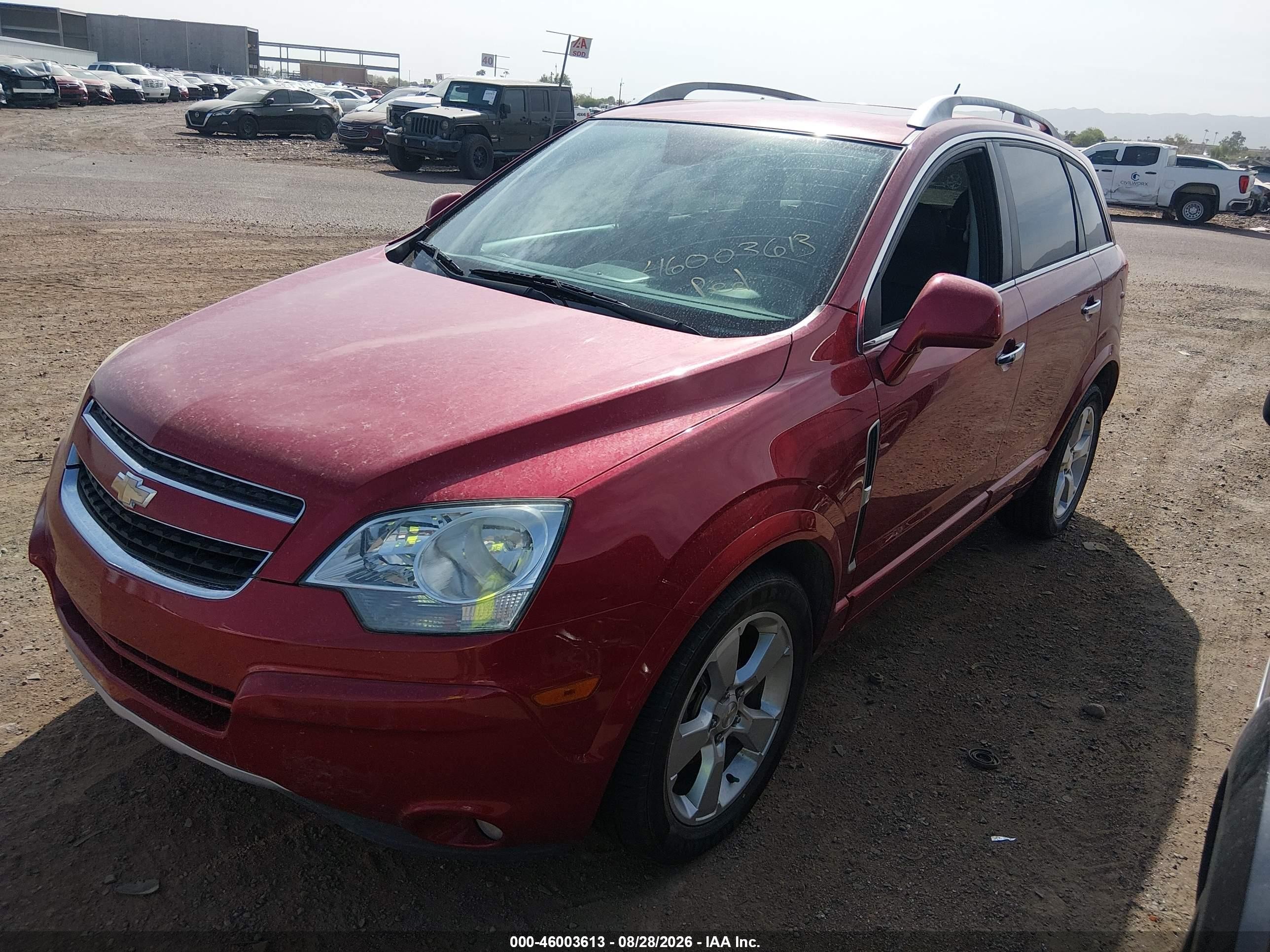 2014 Chevrolet Captiva Sport Ltz Red vin: 3GNAL4EK8ES629672