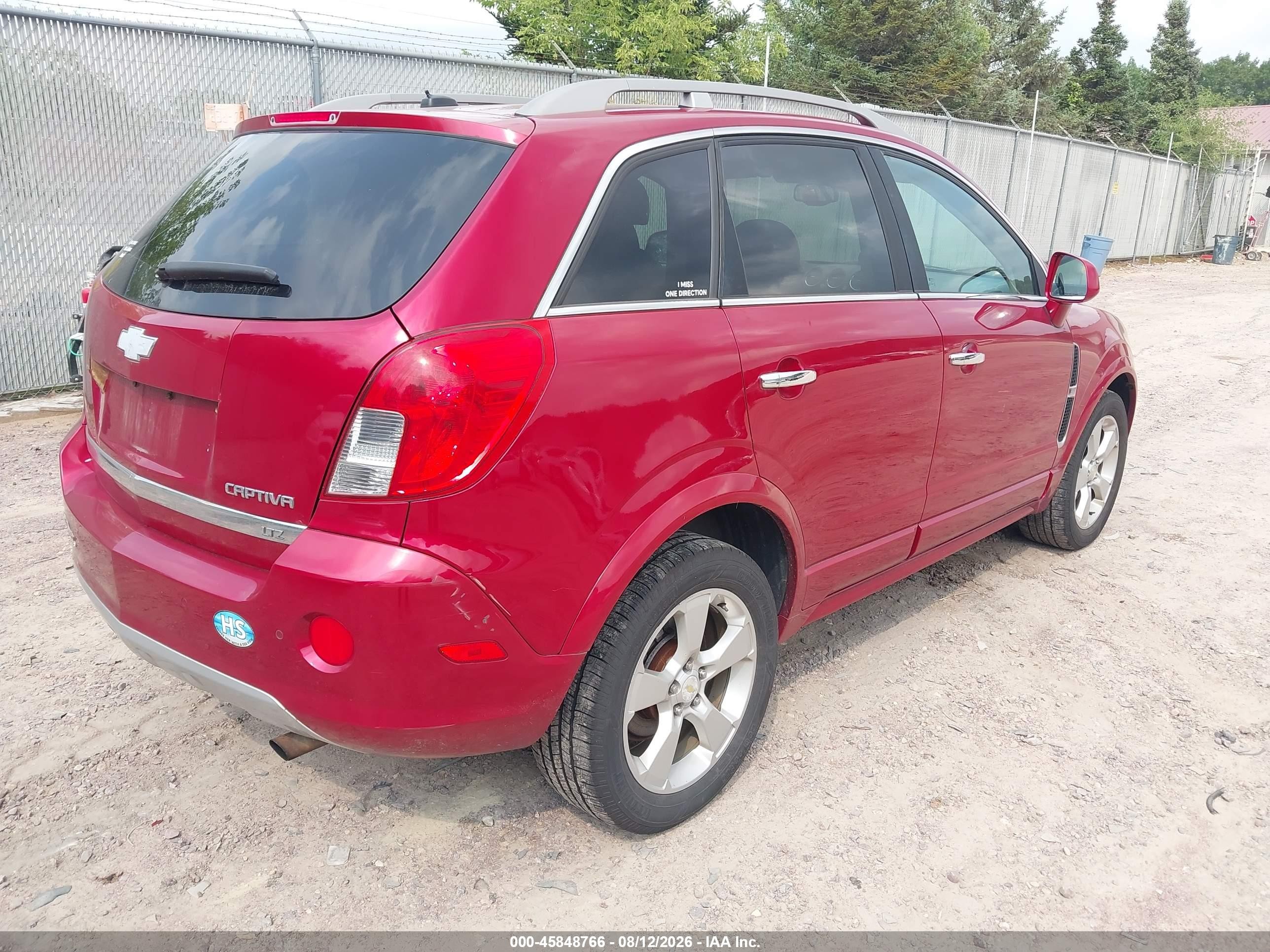 2014 Chevrolet Captiva Sport Fleet Ltz Красный vin: 3GNAL4EK9ES546395
