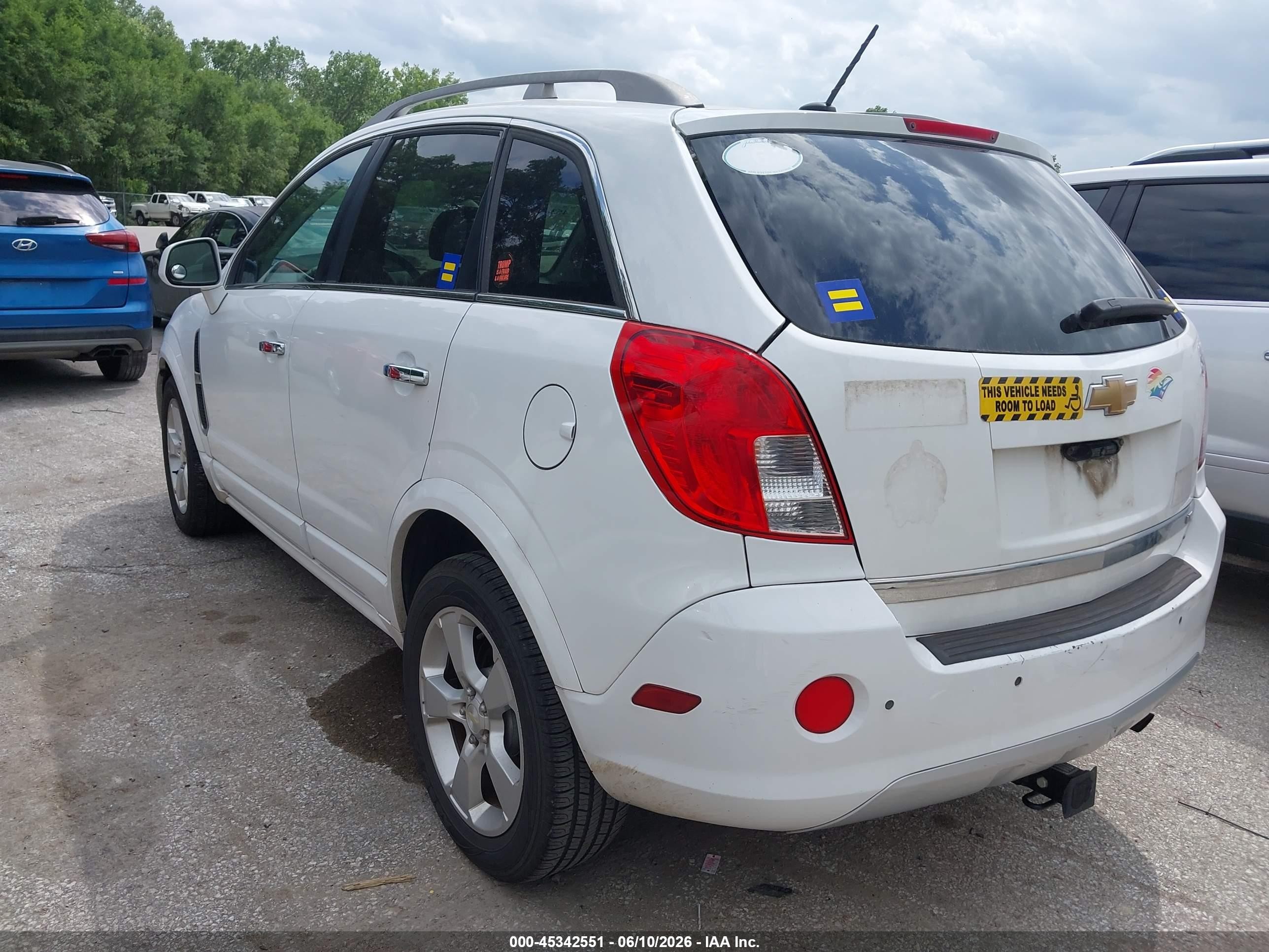 2014 Chevrolet Captiva Sport Ltz White vin: 3GNAL4EK9ES610693