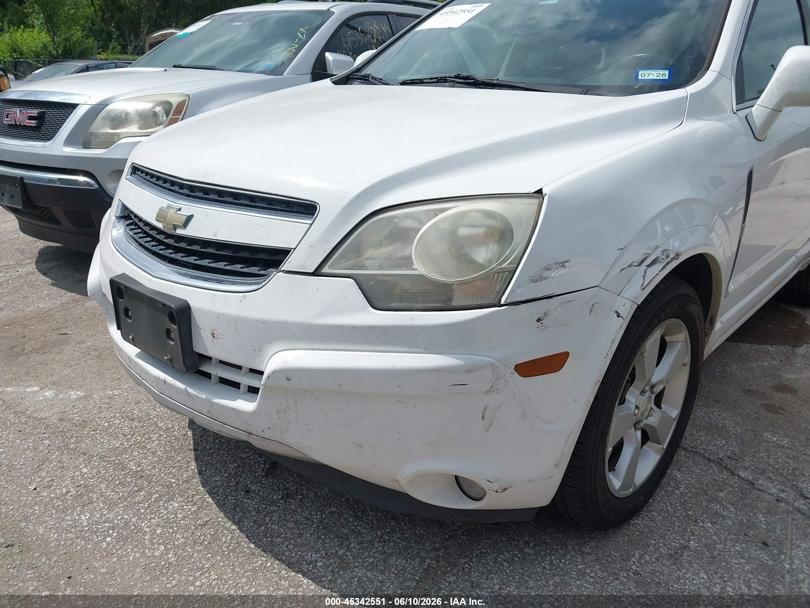 2014 Chevrolet Captiva Sport Ltz White vin: 3GNAL4EK9ES610693