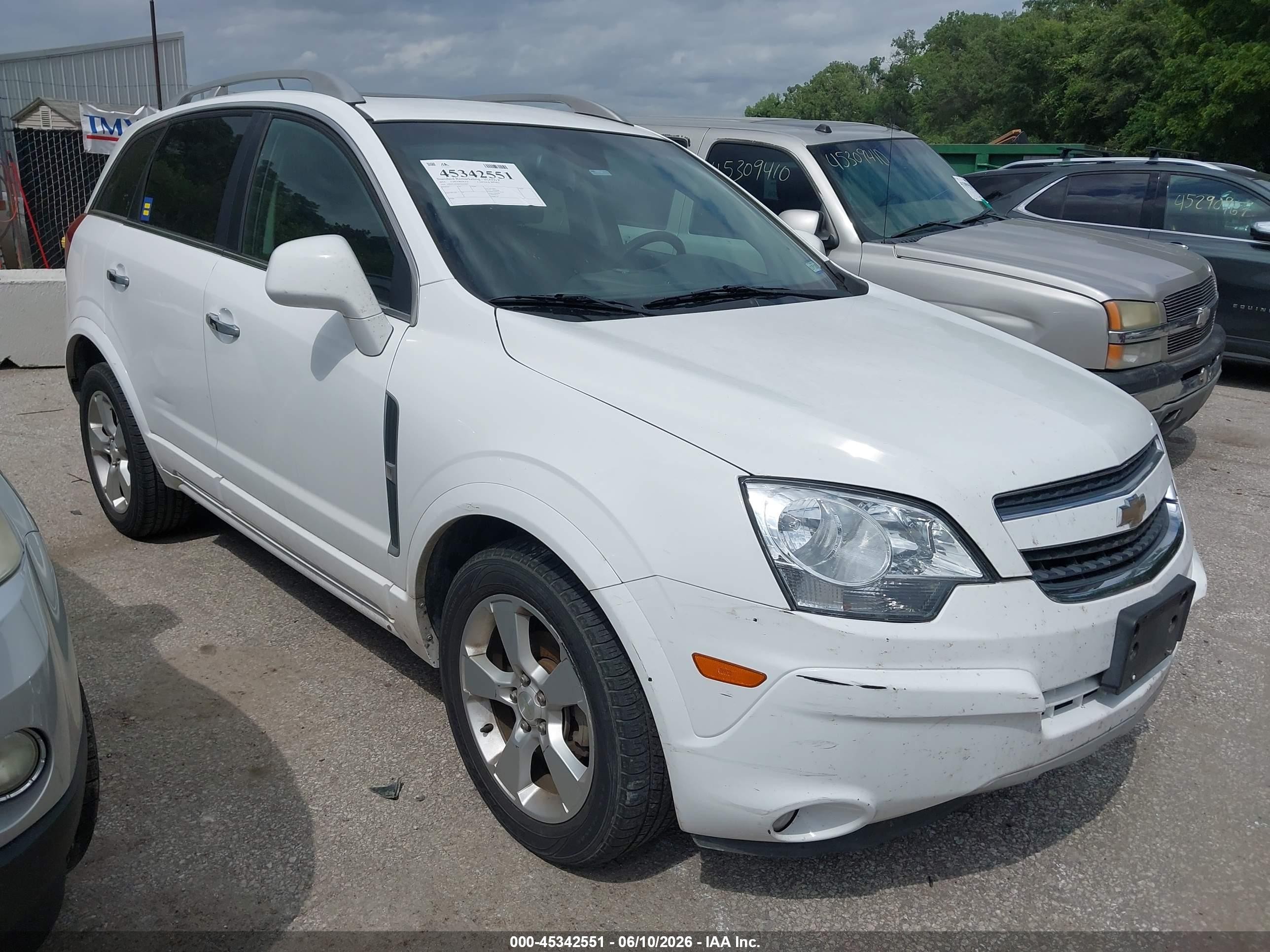 2014 Chevrolet Captiva Sport Ltz White vin: 3GNAL4EK9ES610693