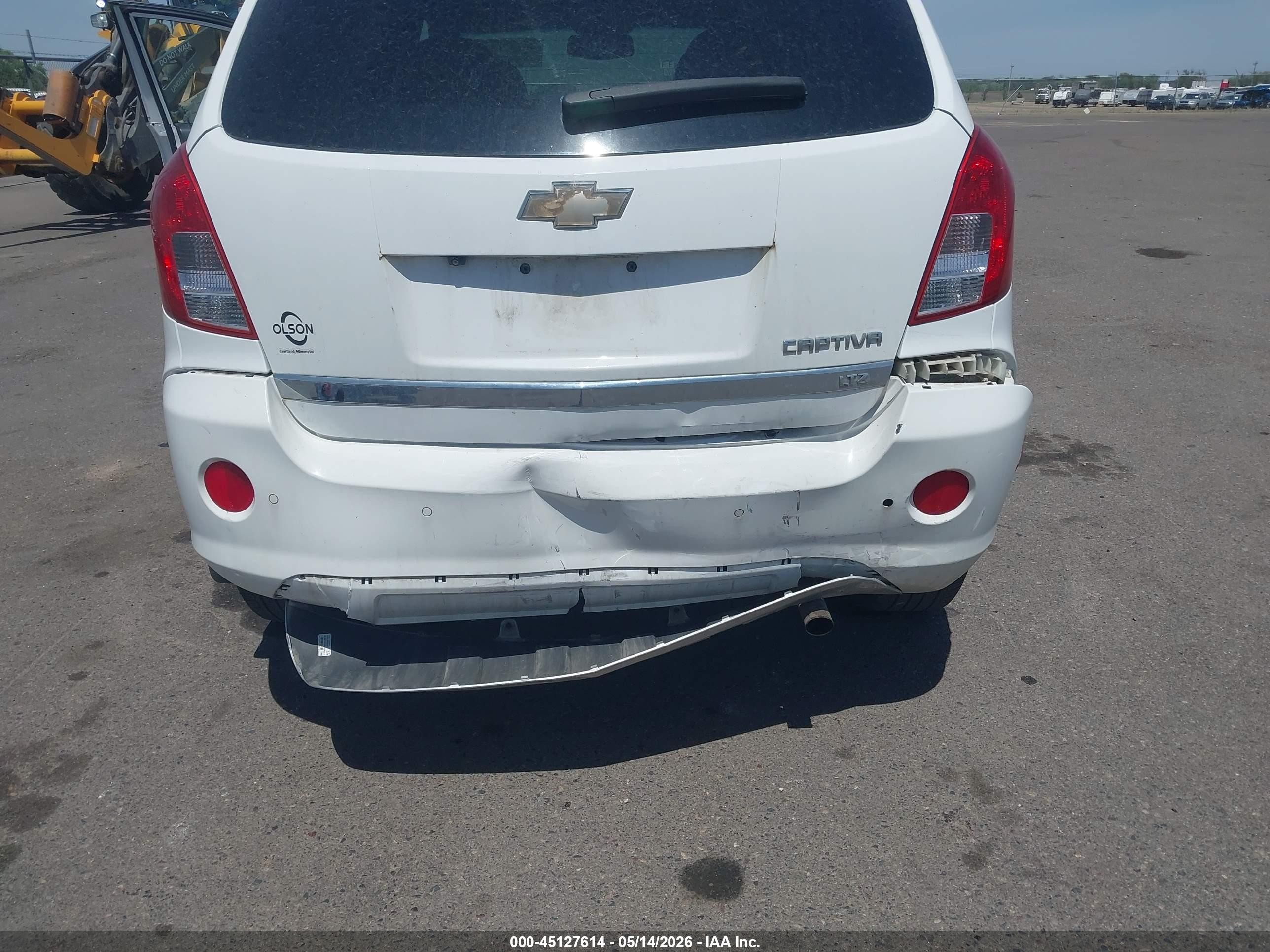 2013 Chevrolet Captiva Sport Ltz White vin: 3GNAL4EKXDS604206