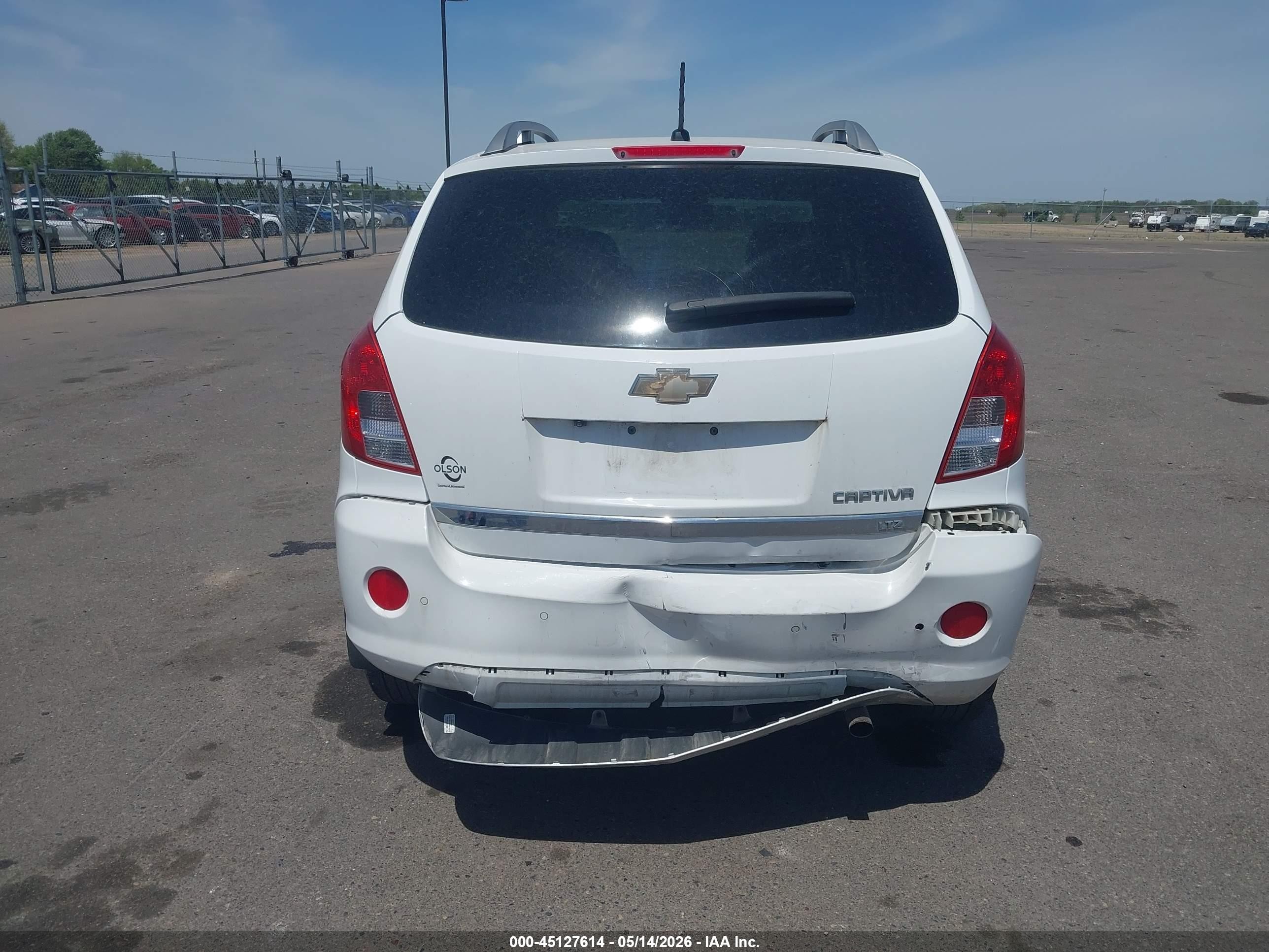 2013 Chevrolet Captiva Sport Ltz White vin: 3GNAL4EKXDS604206