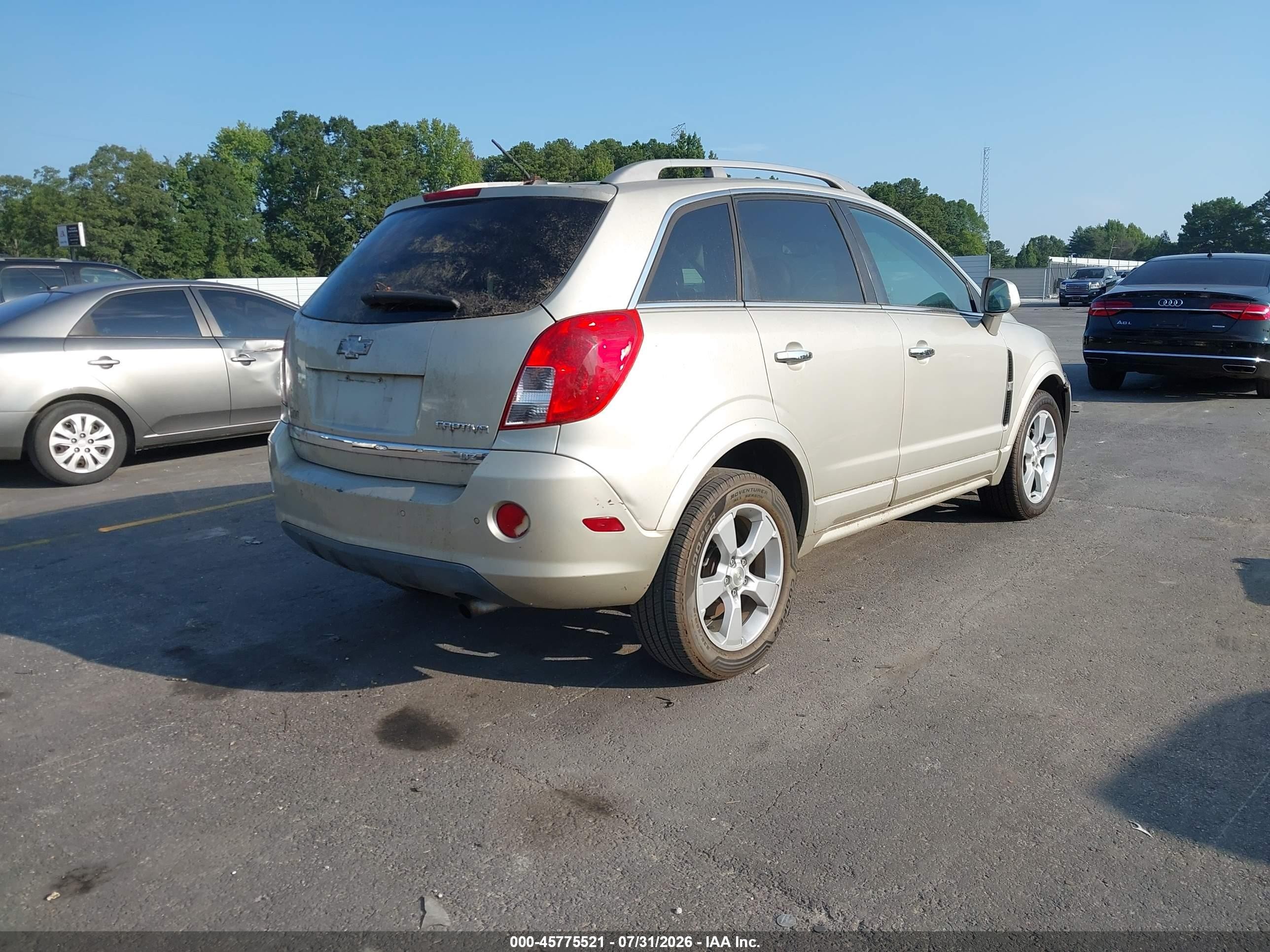 2014 Chevrolet Captiva Sport Ltz Tan vin: 3GNAL4EKXES550617