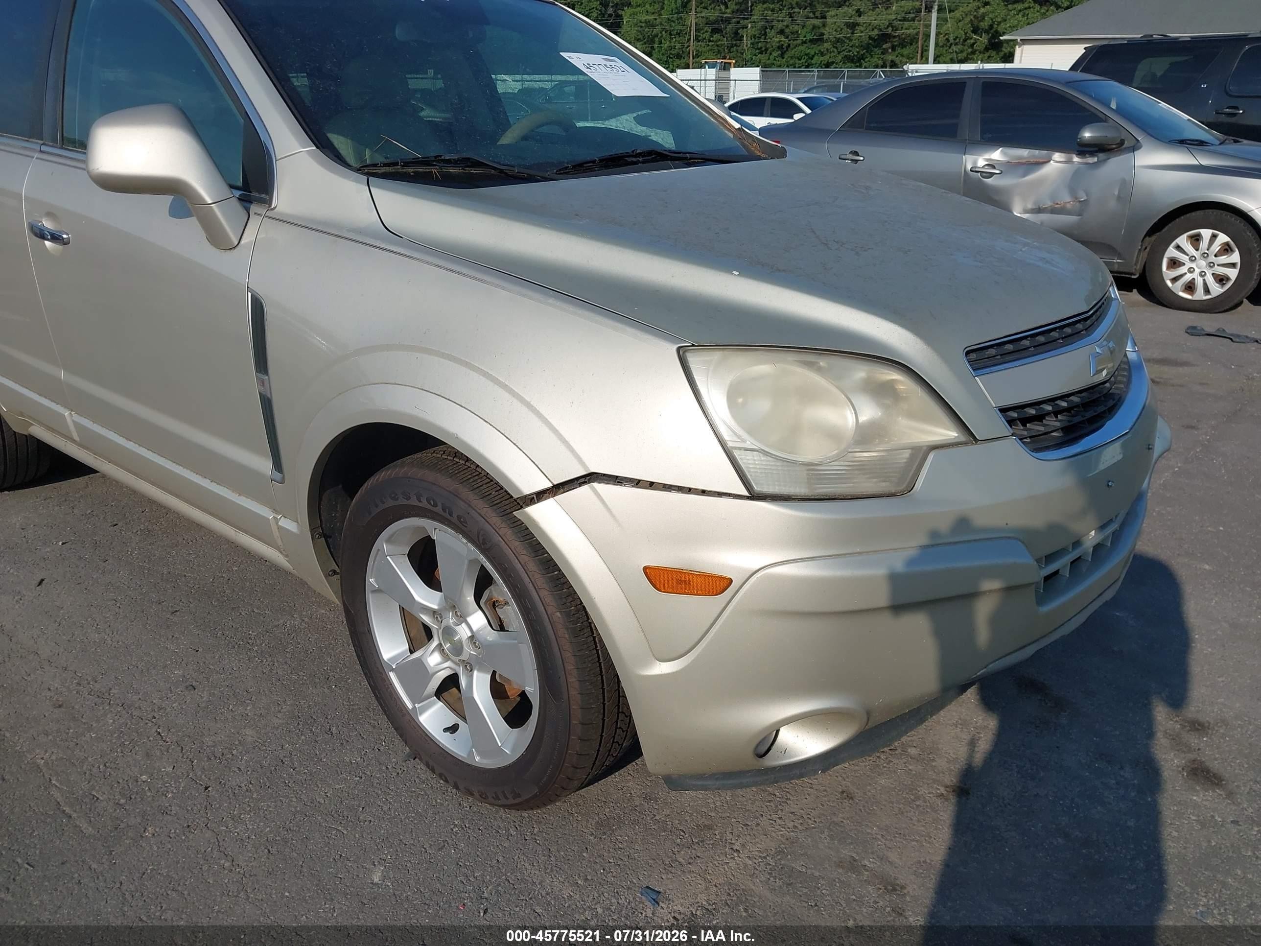 2014 Chevrolet Captiva Sport Ltz Tan vin: 3GNAL4EKXES550617