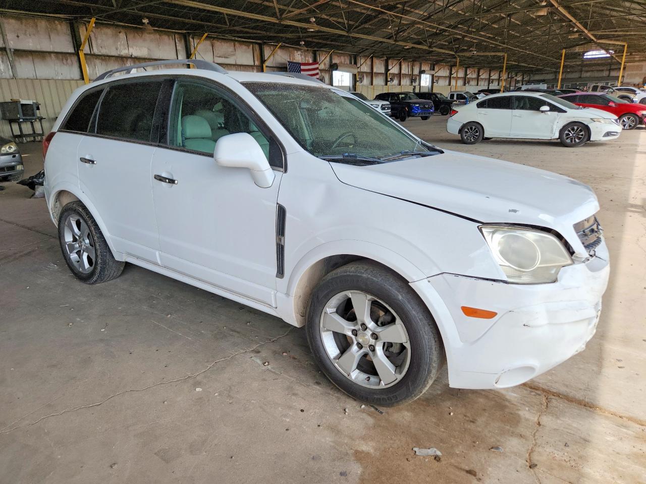 2014 Chevrolet Captiva Ltz White vin: 3GNAL4EKXES577316