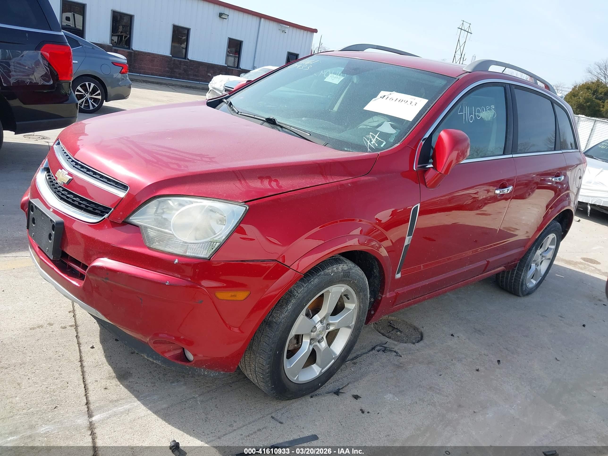 2014 Chevrolet Captiva Sport Ltz Red vin: 3GNAL4EKXES613196