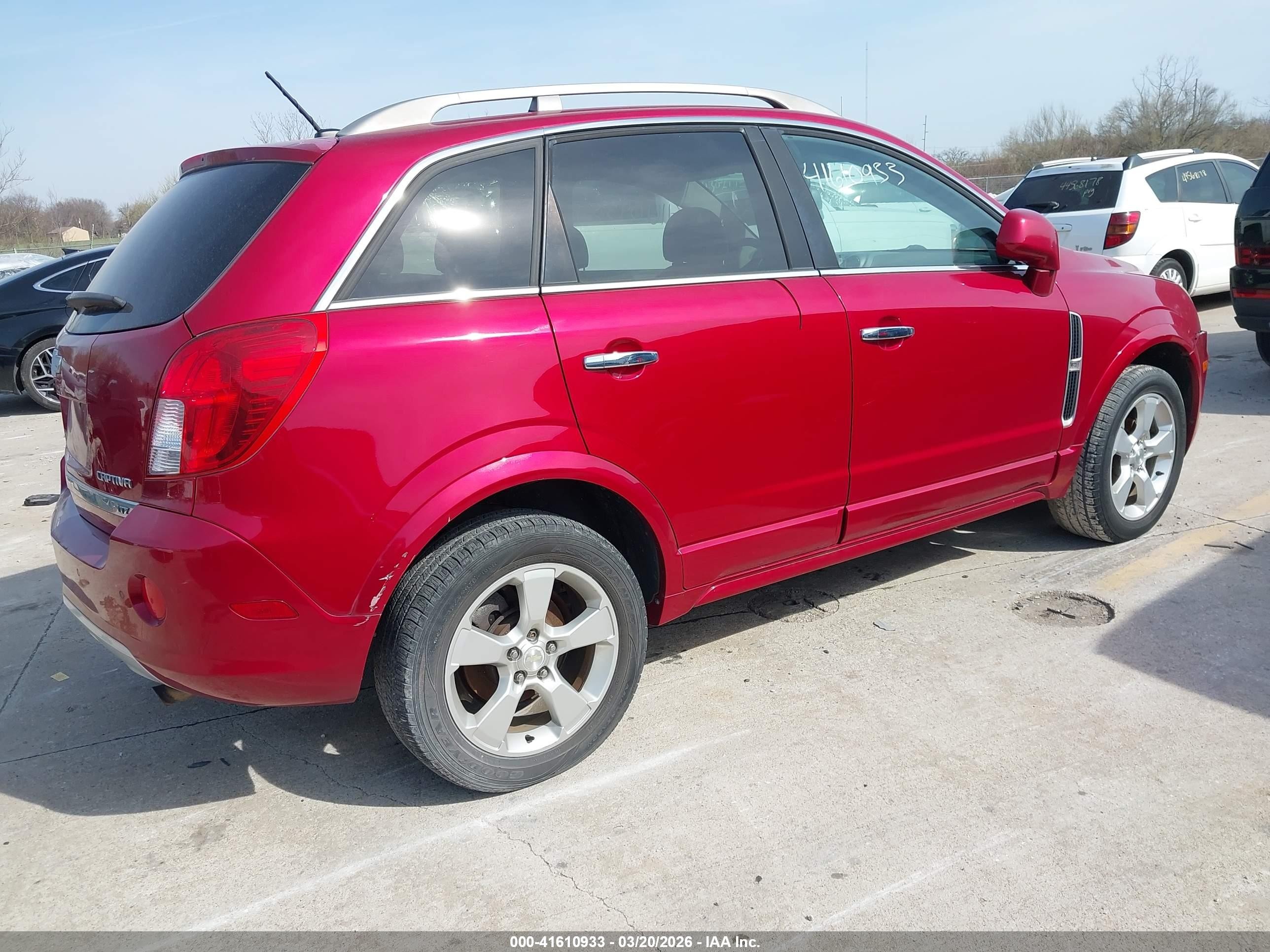 2014 Chevrolet Captiva Sport Ltz Red vin: 3GNAL4EKXES613196