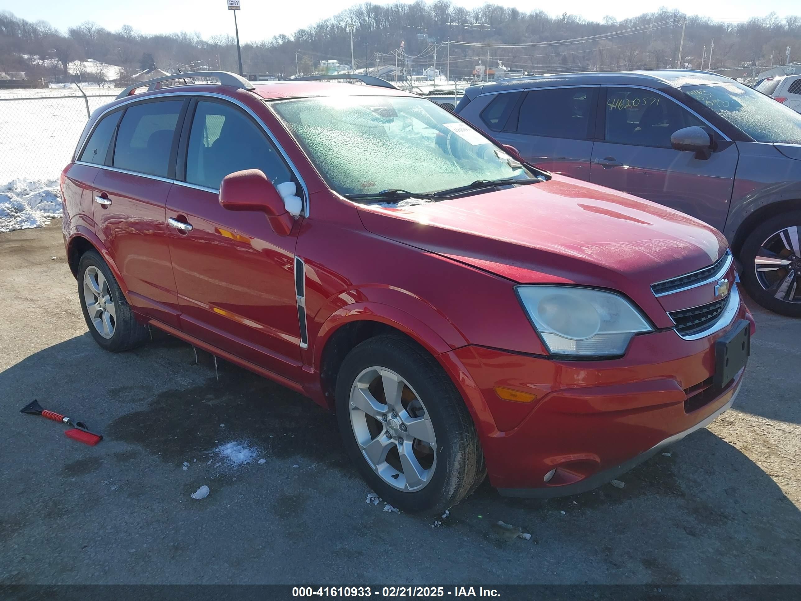2014 Chevrolet Captiva Sport Ltz Red vin: 3GNAL4EKXES613196