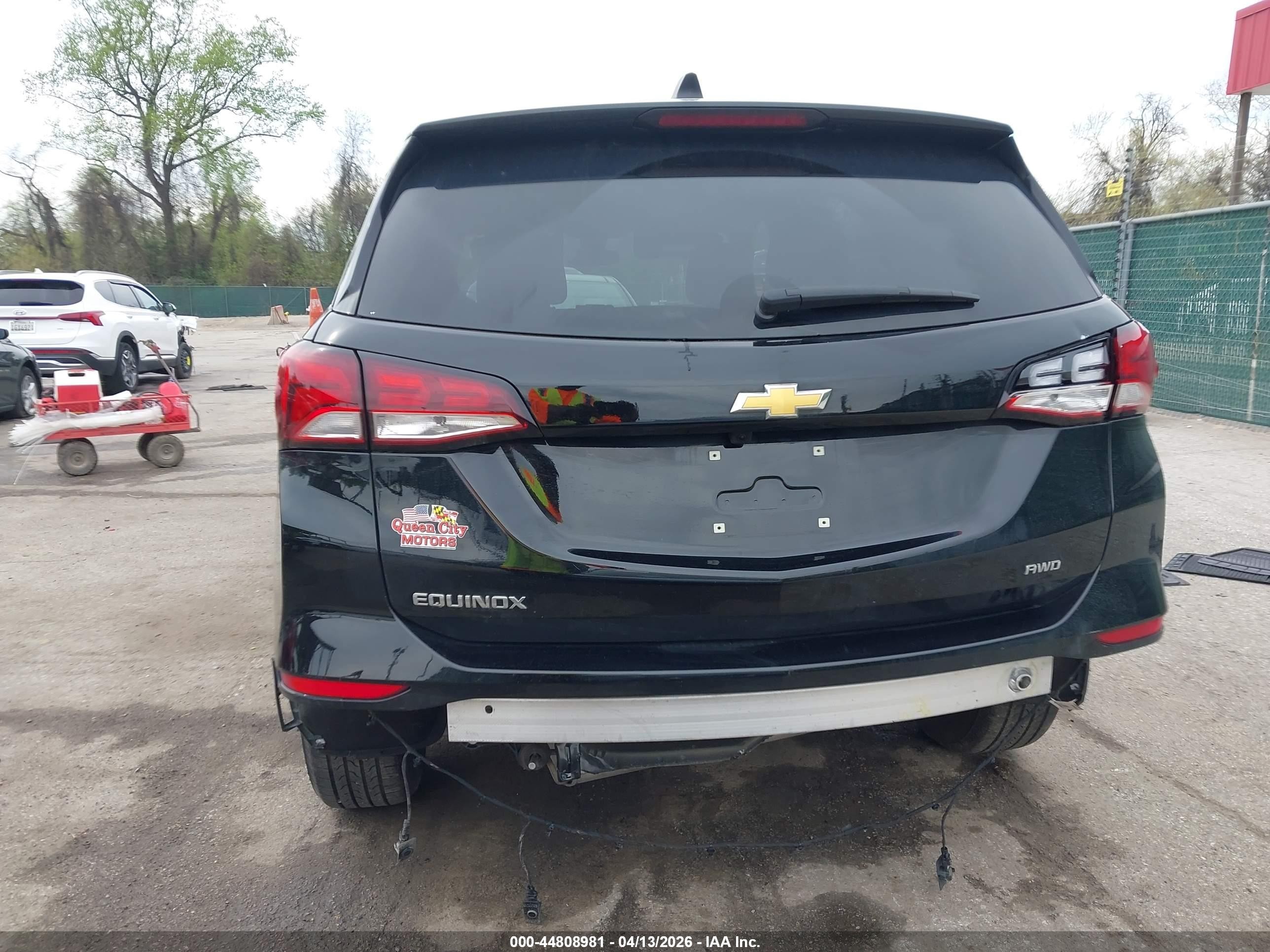 2024 Chevrolet Equinox Awd 1fl Black vin: 3GNAX5EGXRL297630