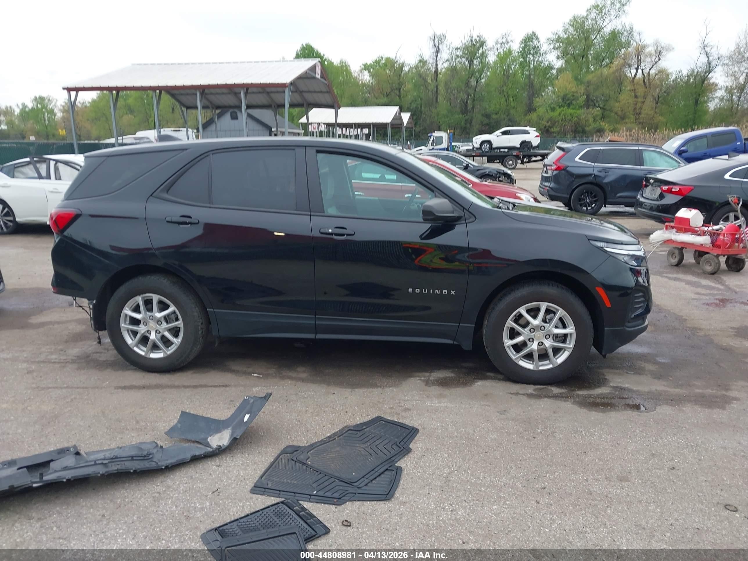 2024 Chevrolet Equinox Awd 1fl Black vin: 3GNAX5EGXRL297630