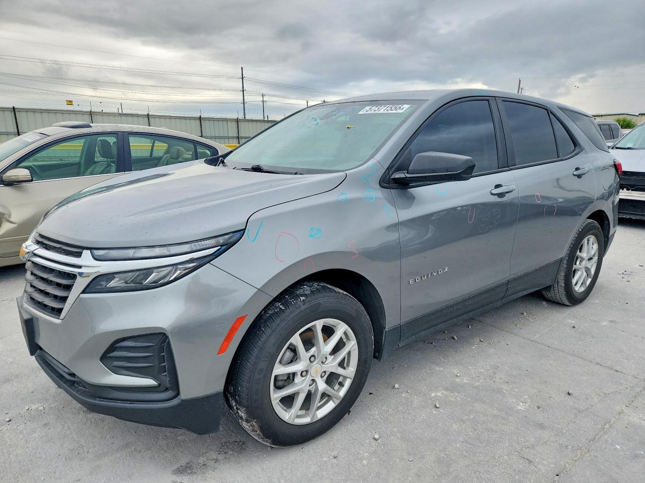 2023 Chevrolet Equinox Ls Silver vin: 3GNAXFEG9PL208682