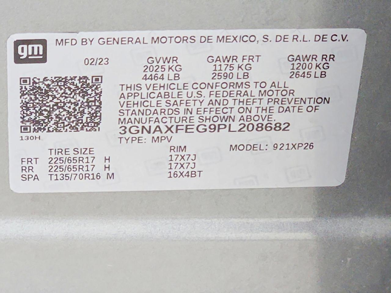 2023 Chevrolet Equinox Ls Silver vin: 3GNAXFEG9PL208682