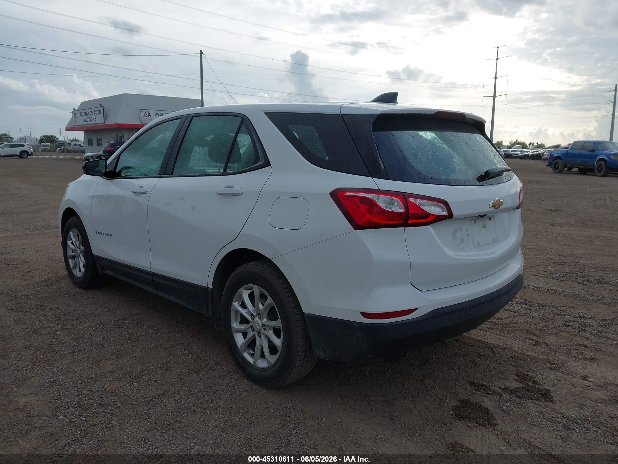 2020 Chevrolet Equinox Fwd 1fl White vin: 3GNAXFEV4LS584673