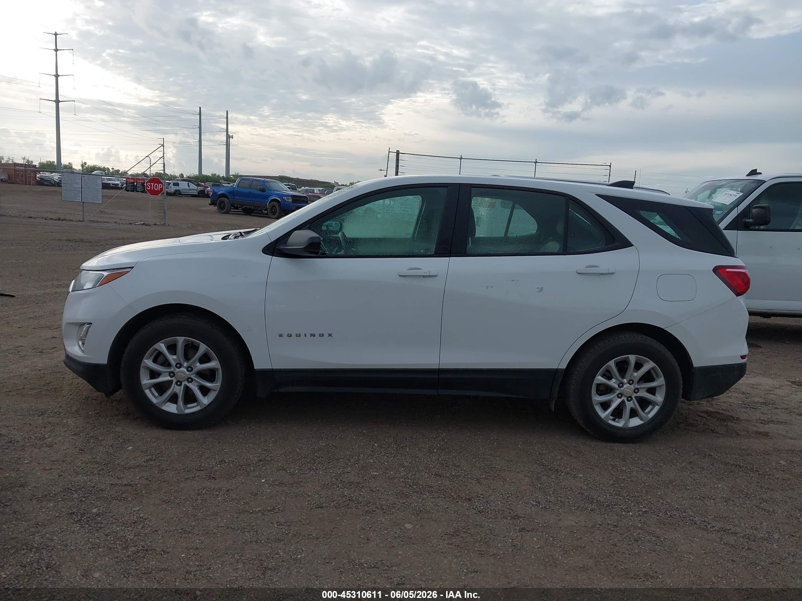 2020 Chevrolet Equinox Fwd 1fl White vin: 3GNAXFEV4LS584673