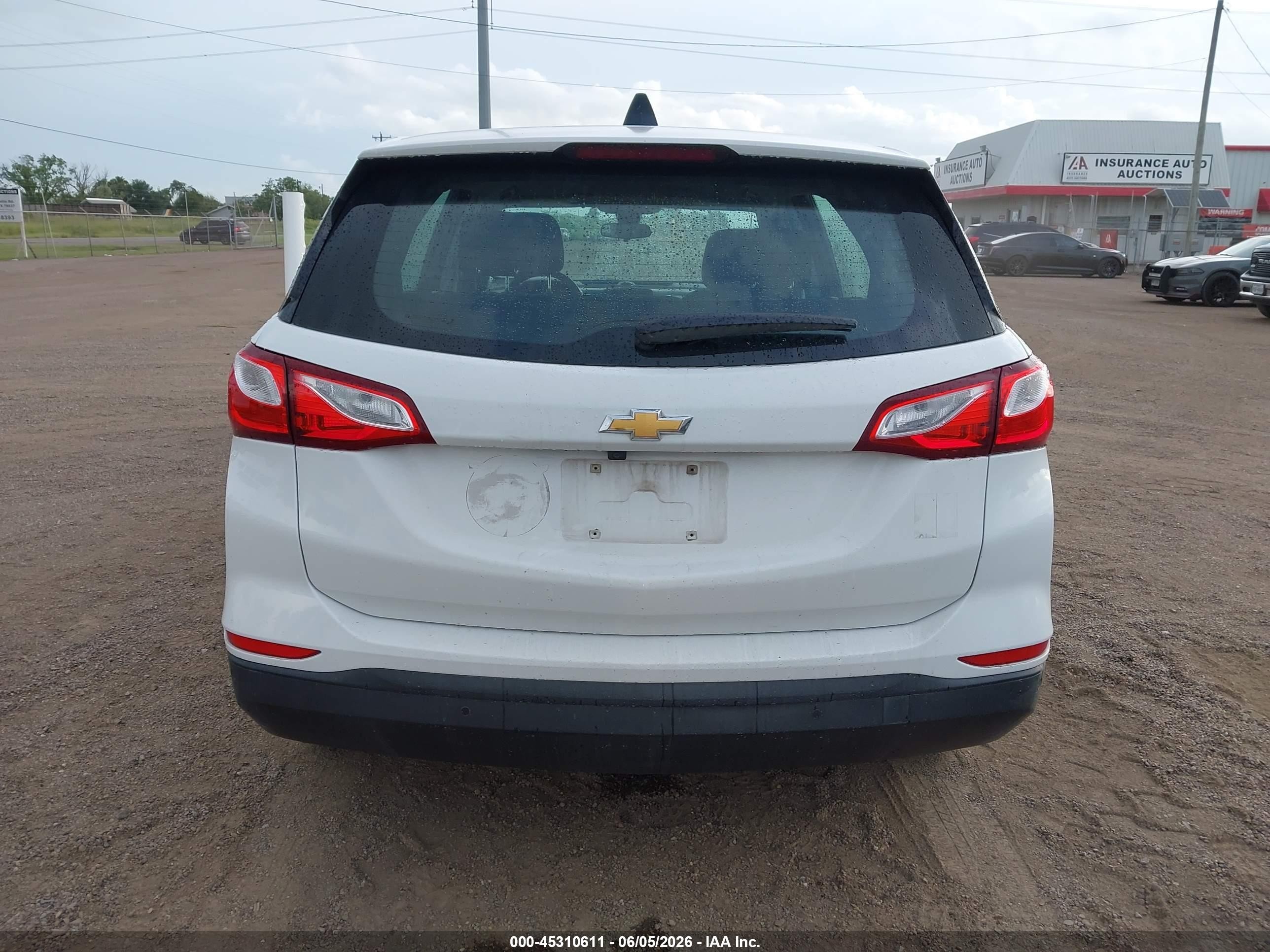 2020 Chevrolet Equinox Fwd 1fl White vin: 3GNAXFEV4LS584673