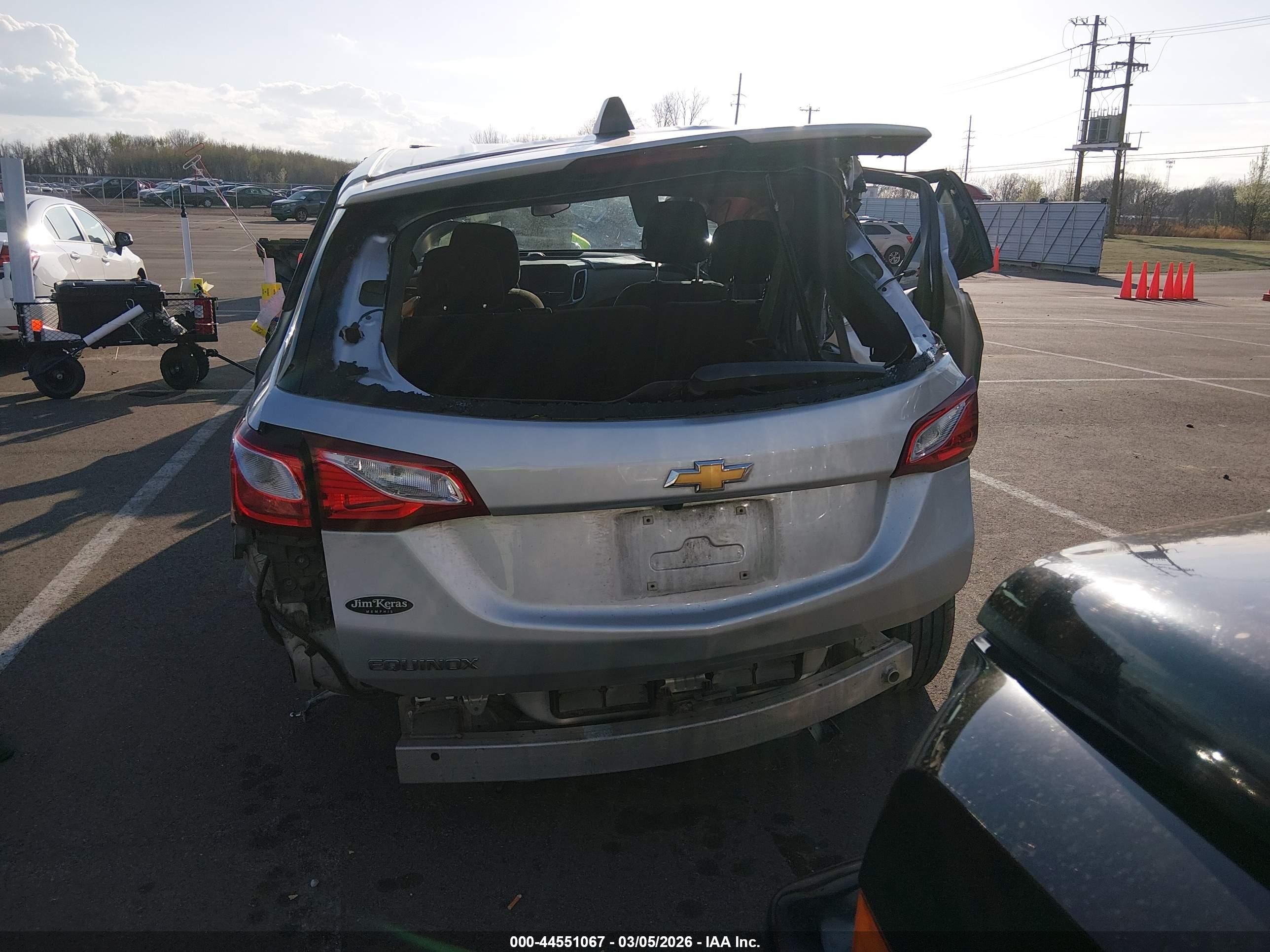 2020 Chevrolet Equinox Fwd 1fl Silver vin: 3GNAXFEV8LS585728
