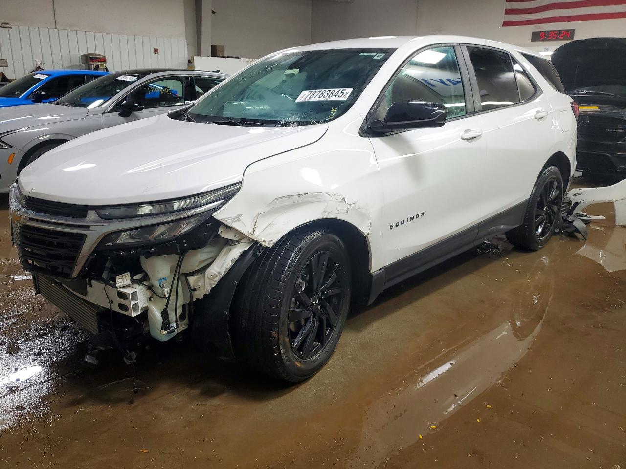 2024 Chevrolet Equinox Ls White vin: 3GNAXHEG3RL189965