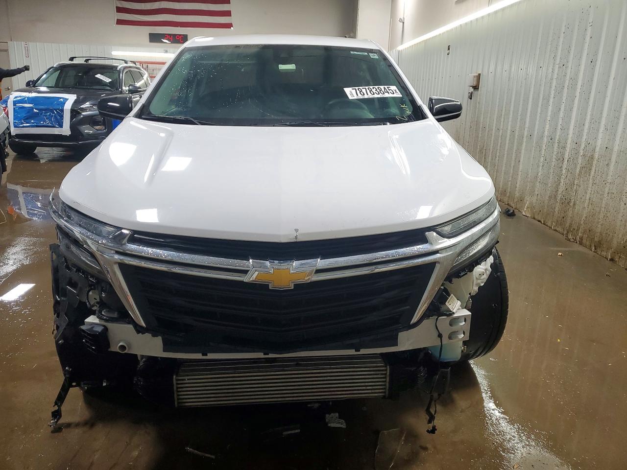 2024 Chevrolet Equinox Ls White vin: 3GNAXHEG3RL189965