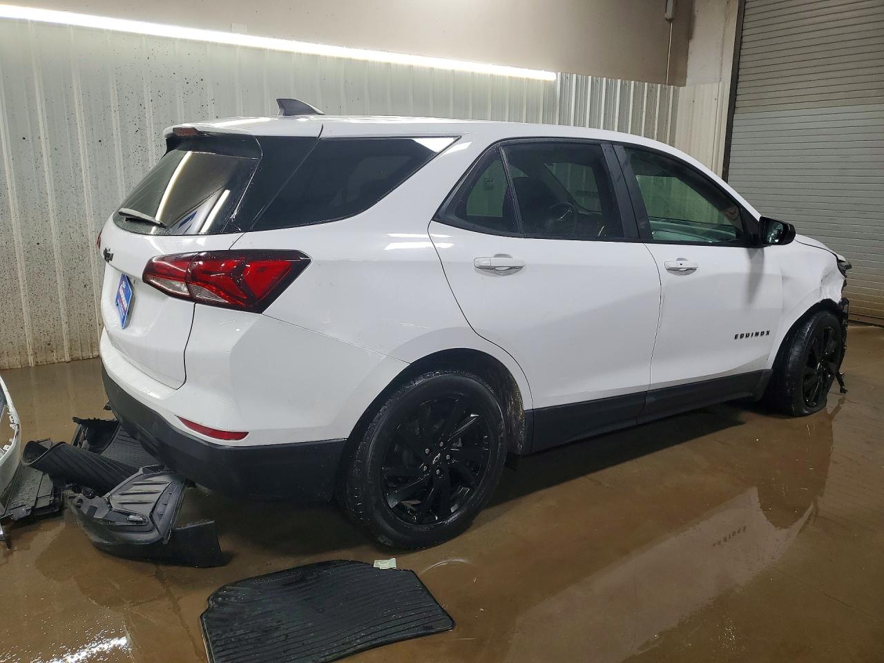 2024 Chevrolet Equinox Ls White vin: 3GNAXHEG3RL189965