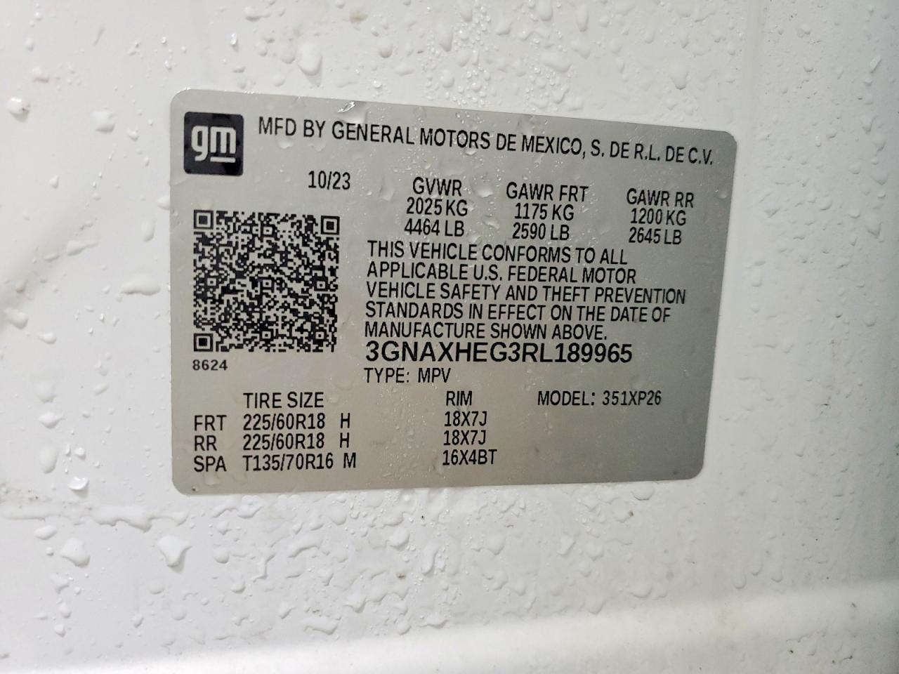 2024 Chevrolet Equinox Ls White vin: 3GNAXHEG3RL189965
