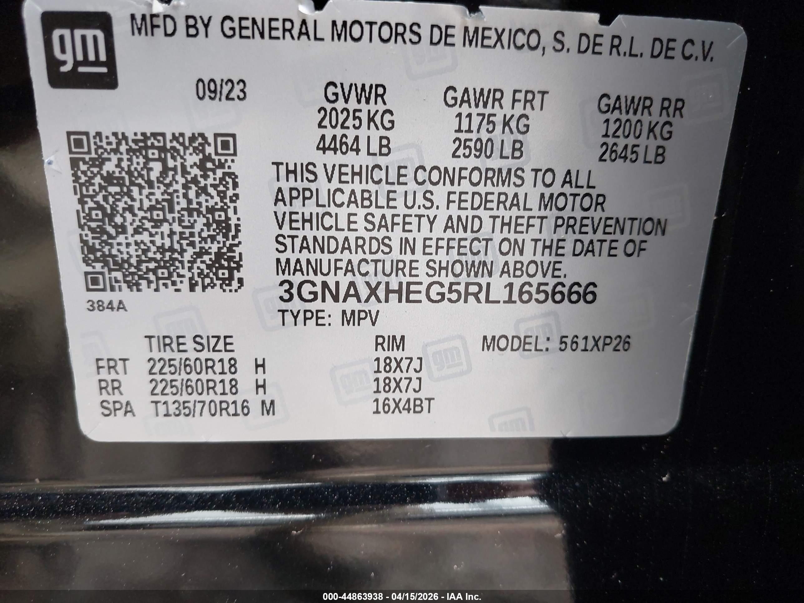 2024 Chevrolet Equinox Fwd Ls Black vin: 3GNAXHEG5RL165666