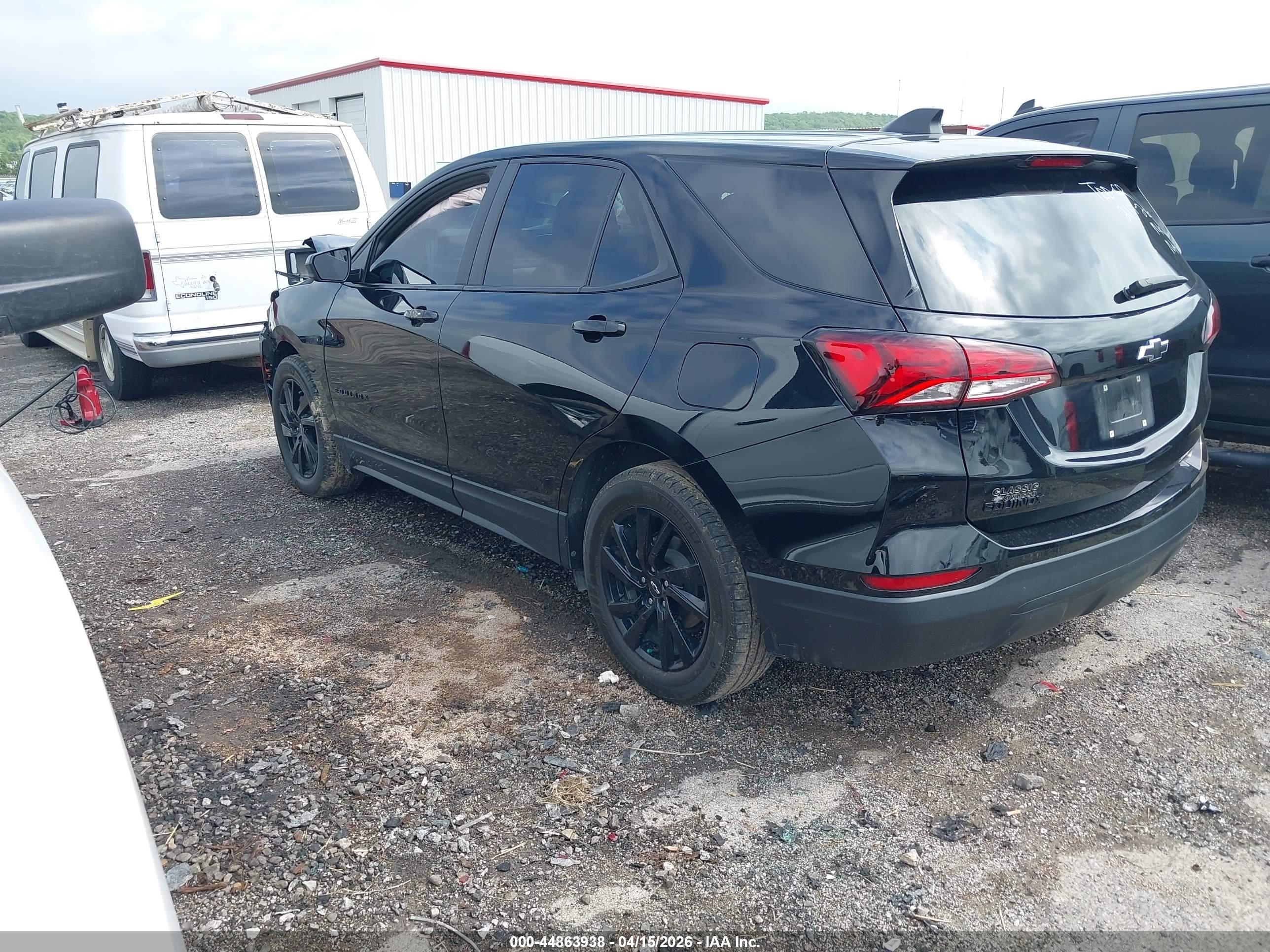 2024 Chevrolet Equinox Fwd Ls Black vin: 3GNAXHEG5RL165666