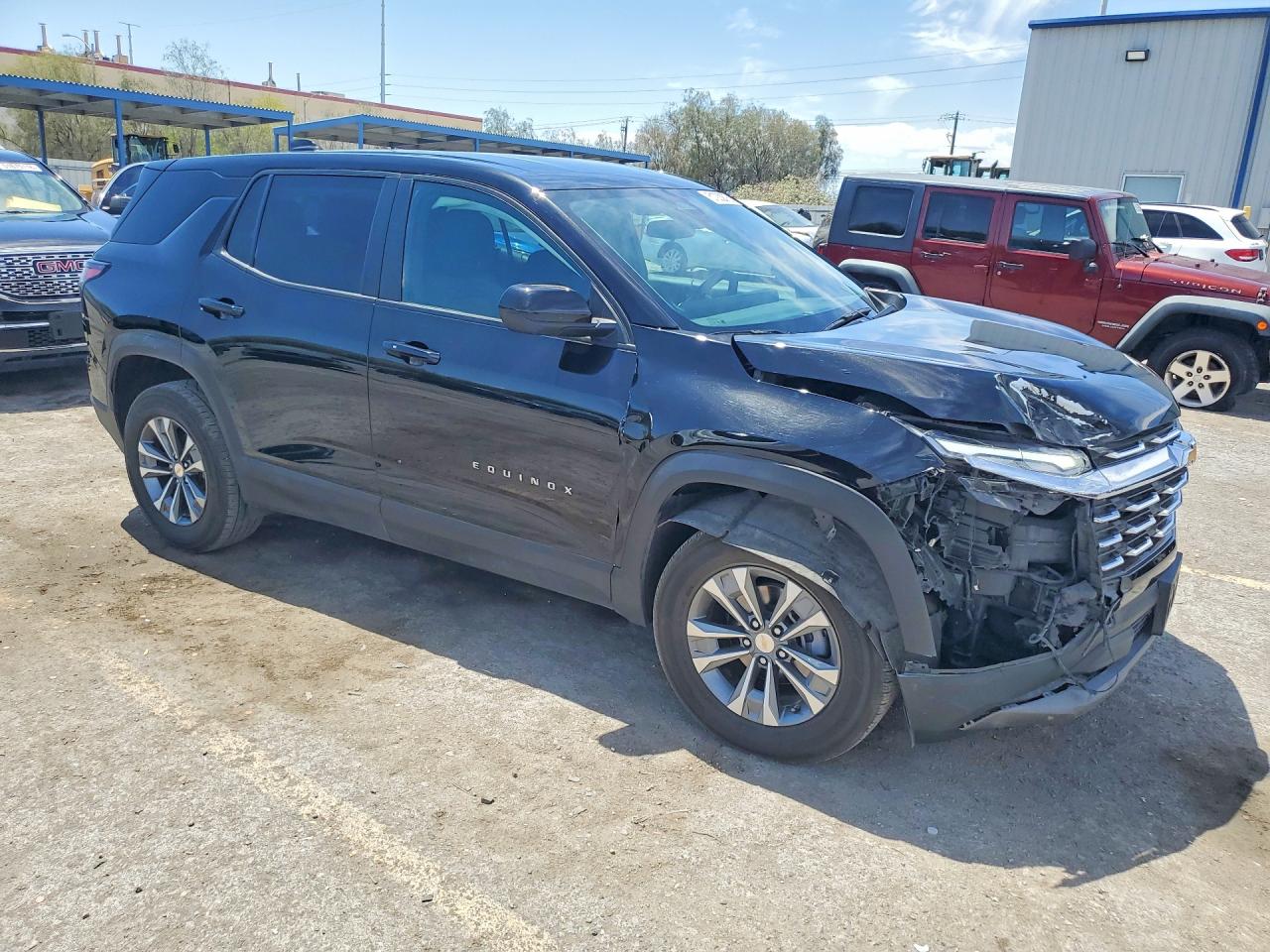 2025 Chevrolet Equinox Lt Черный vin: 3GNAXHEG6SL221541