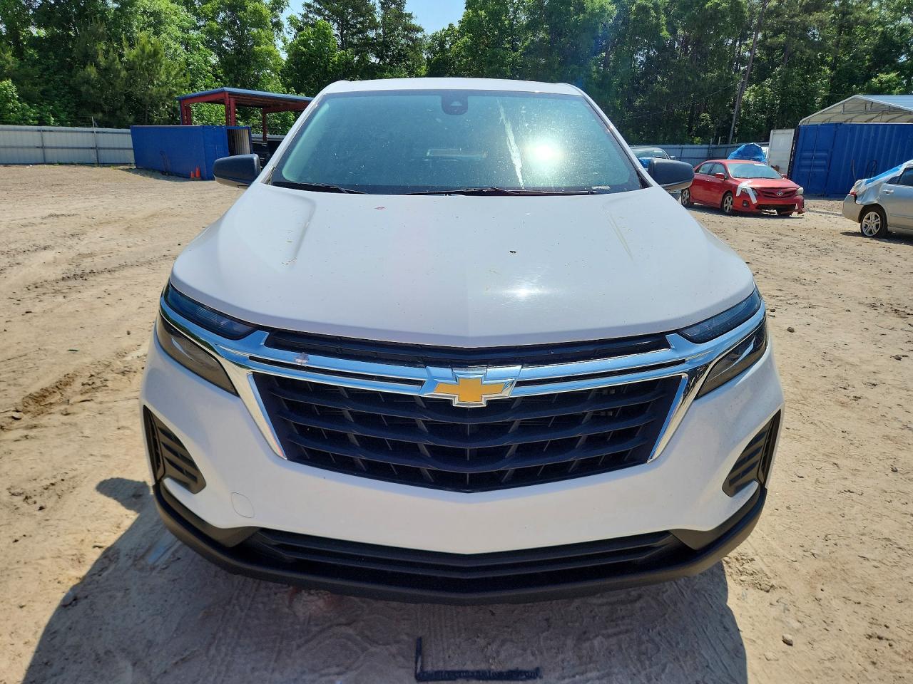 2023 Chevrolet Equinox Ls Белый vin: 3GNAXHEG7PL219501