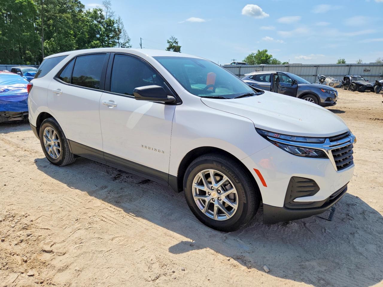 2023 Chevrolet Equinox Ls Белый vin: 3GNAXHEG7PL219501