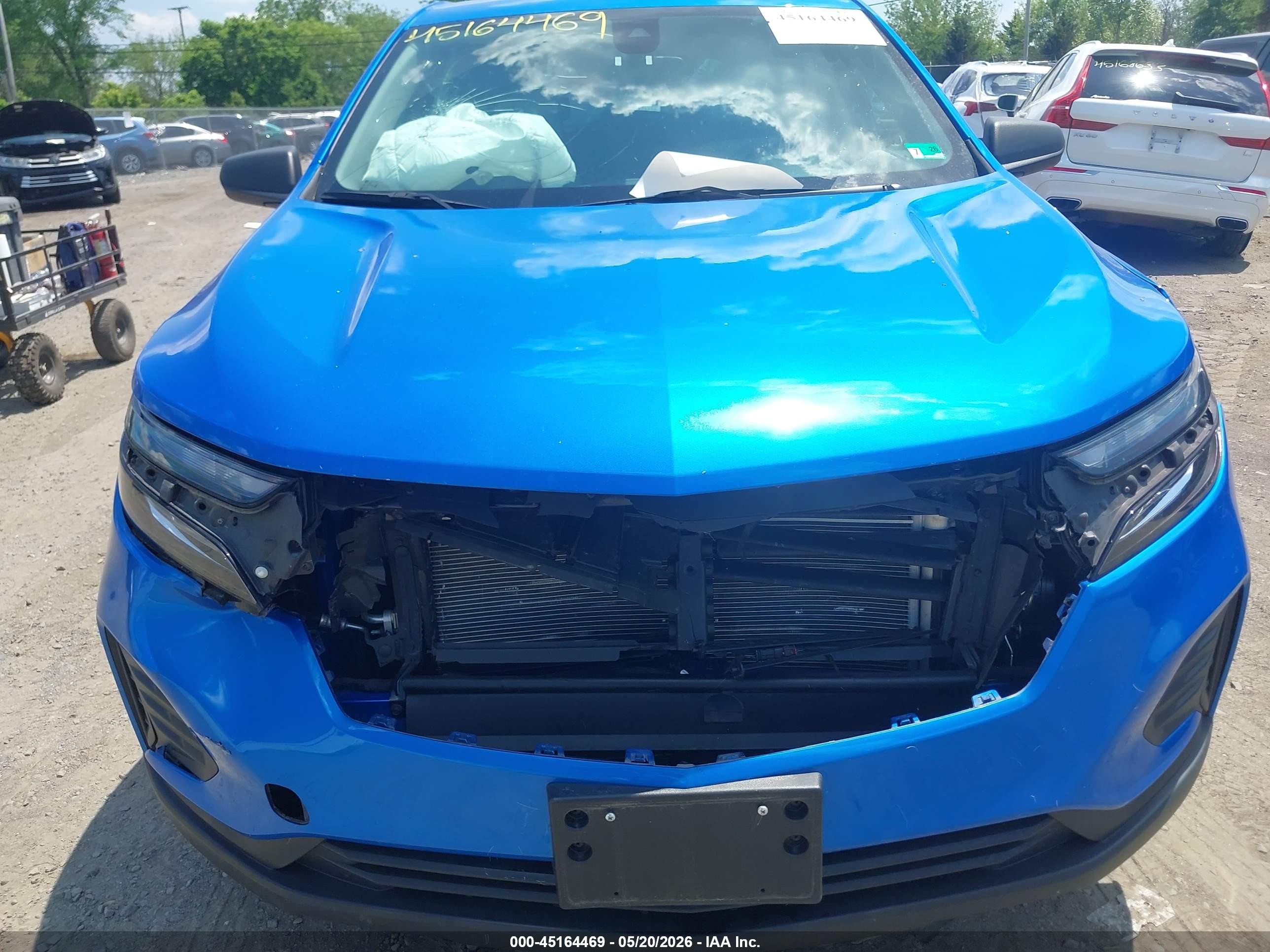 2024 Chevrolet Equinox Fwd Ls Синий vin: 3GNAXHEG7RL298817