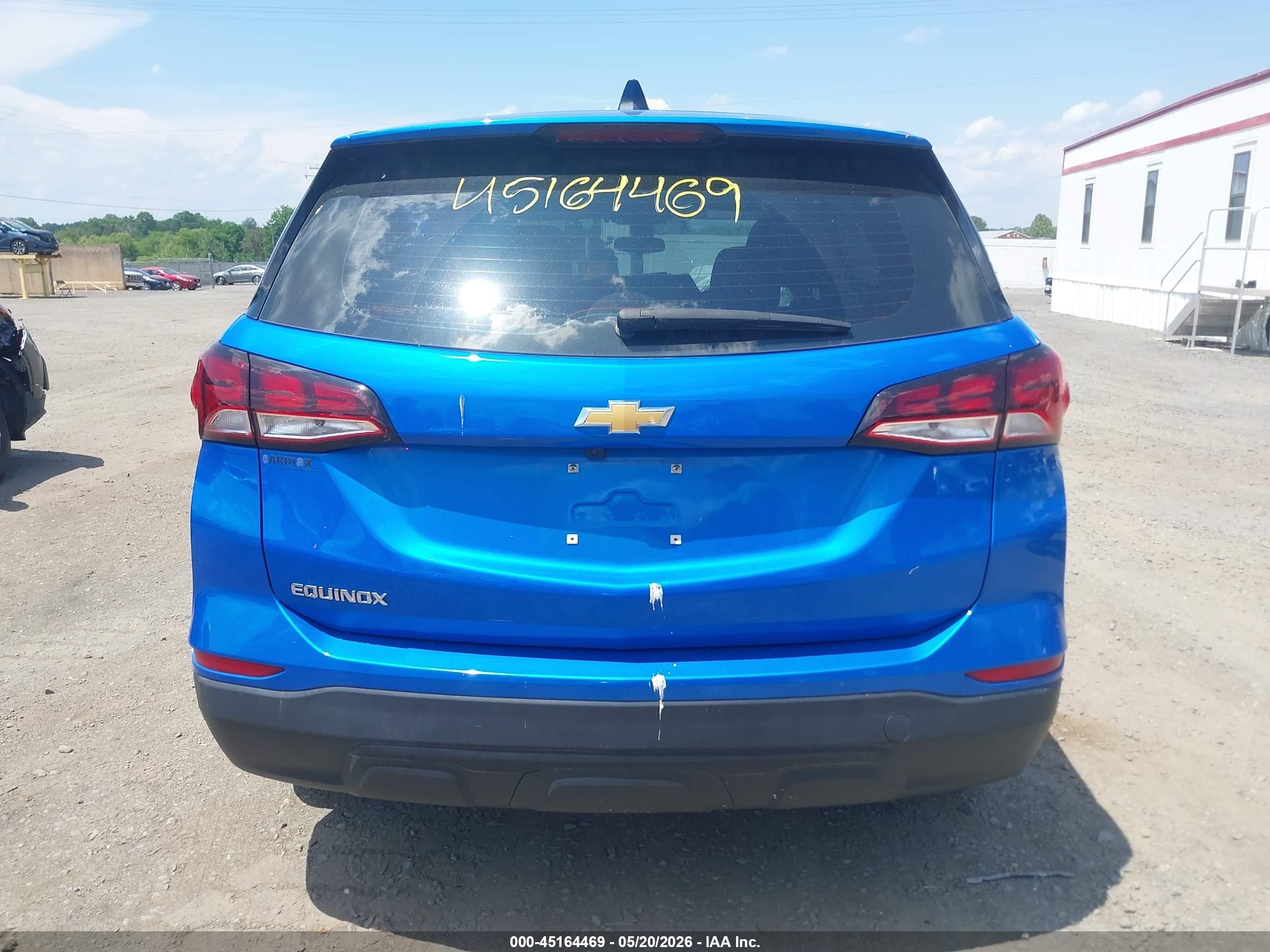 2024 Chevrolet Equinox Fwd Ls Синий vin: 3GNAXHEG7RL298817