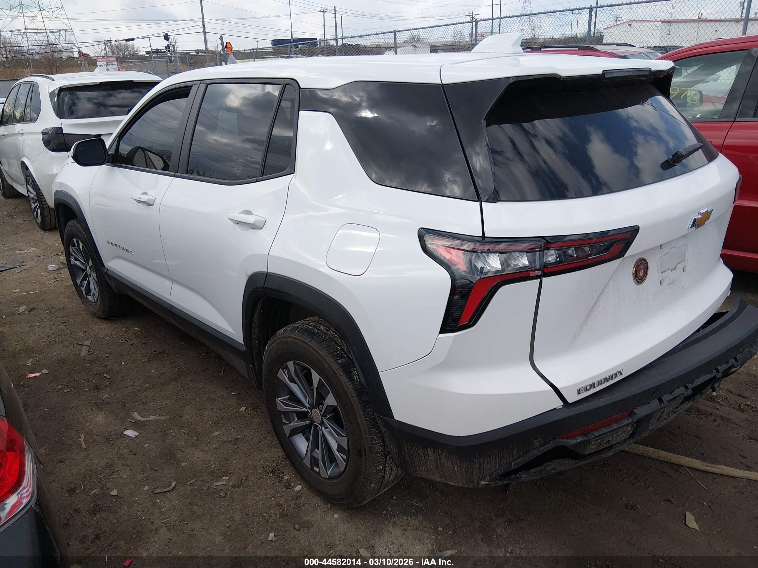 2026 Chevrolet Equinox Fwd Lt Белый vin: 3GNAXHEG7TL170679
