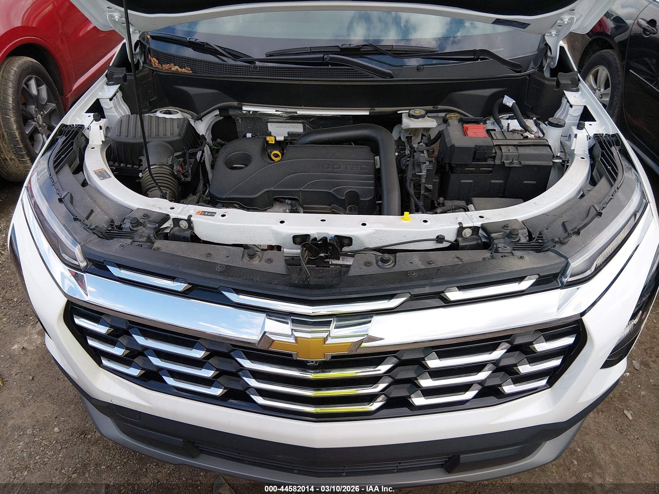 2026 Chevrolet Equinox Fwd Lt Белый vin: 3GNAXHEG7TL170679