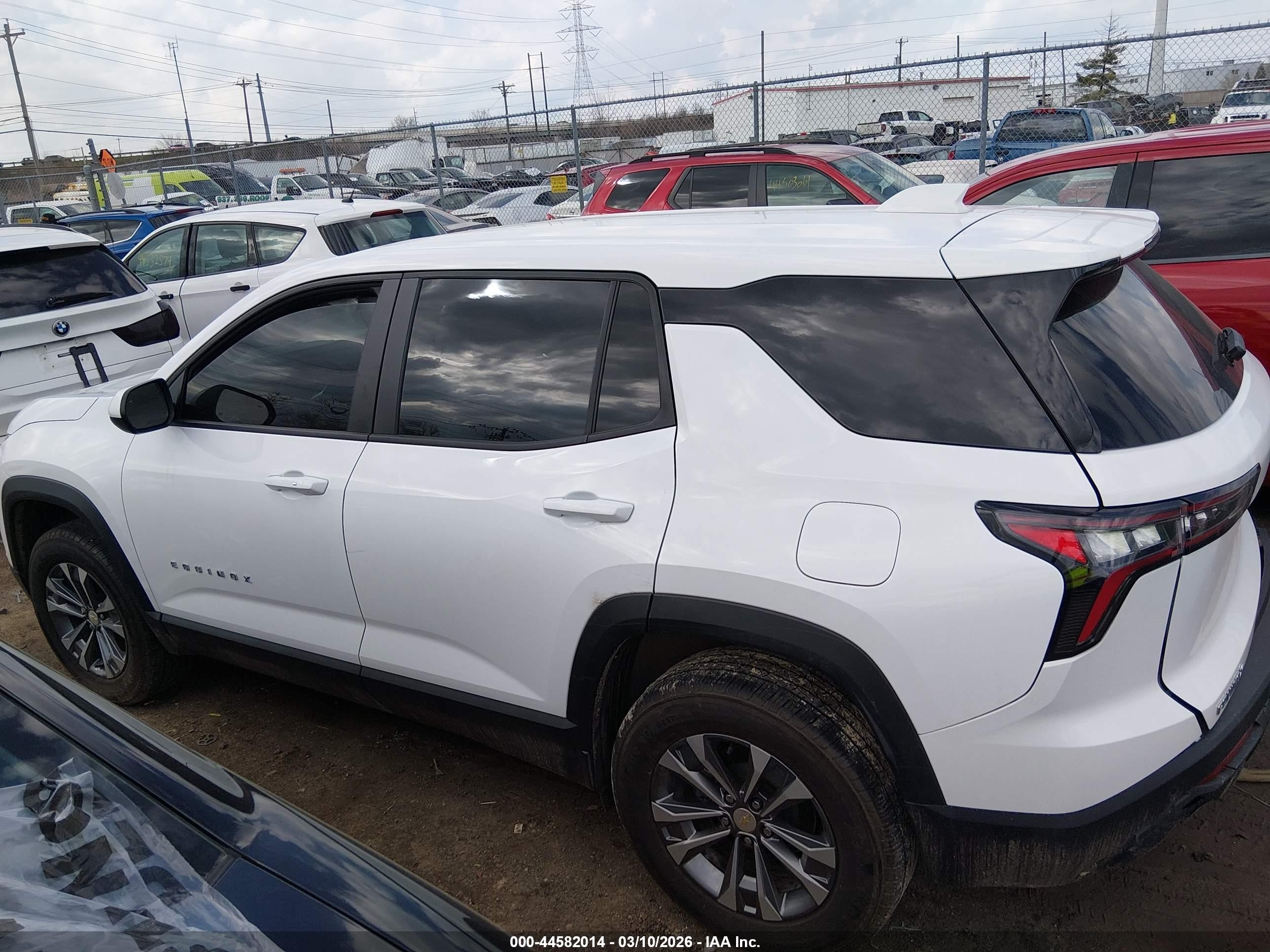 2026 Chevrolet Equinox Fwd Lt Белый vin: 3GNAXHEG7TL170679
