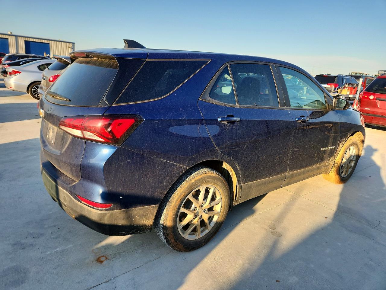 2023 Chevrolet Equinox Ls Blue vin: 3GNAXHEG8PL117530