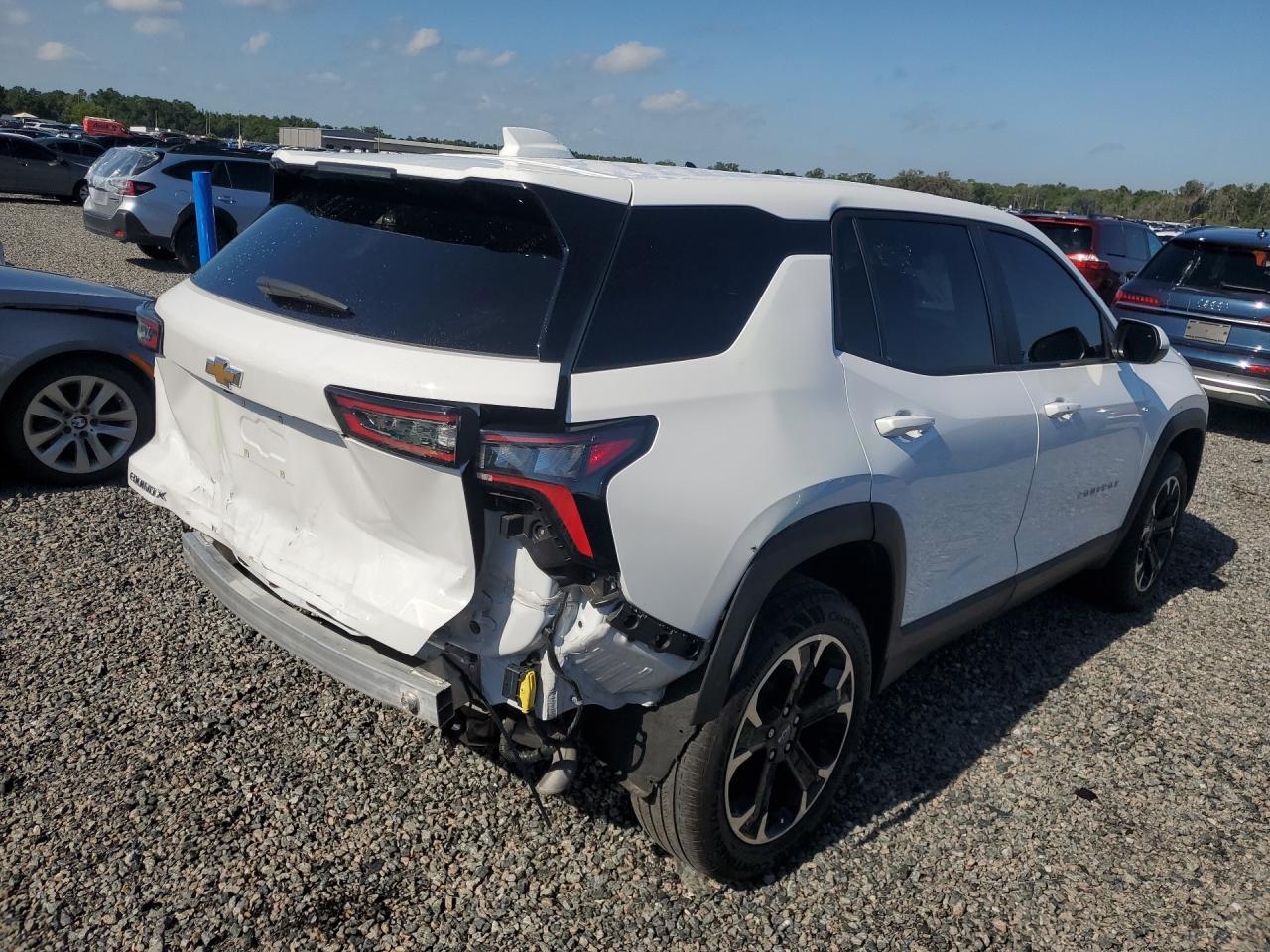 2025 Chevrolet Equinox Lt White vin: 3GNAXHEG8SL259918