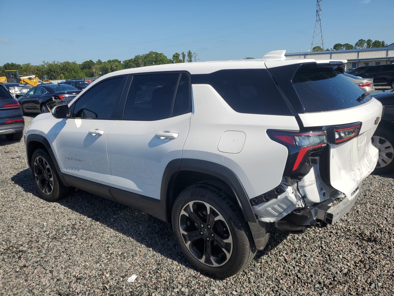 2025 Chevrolet Equinox Lt White vin: 3GNAXHEG8SL259918