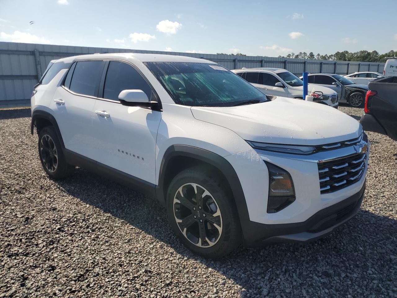 2025 Chevrolet Equinox Lt White vin: 3GNAXHEG8SL259918