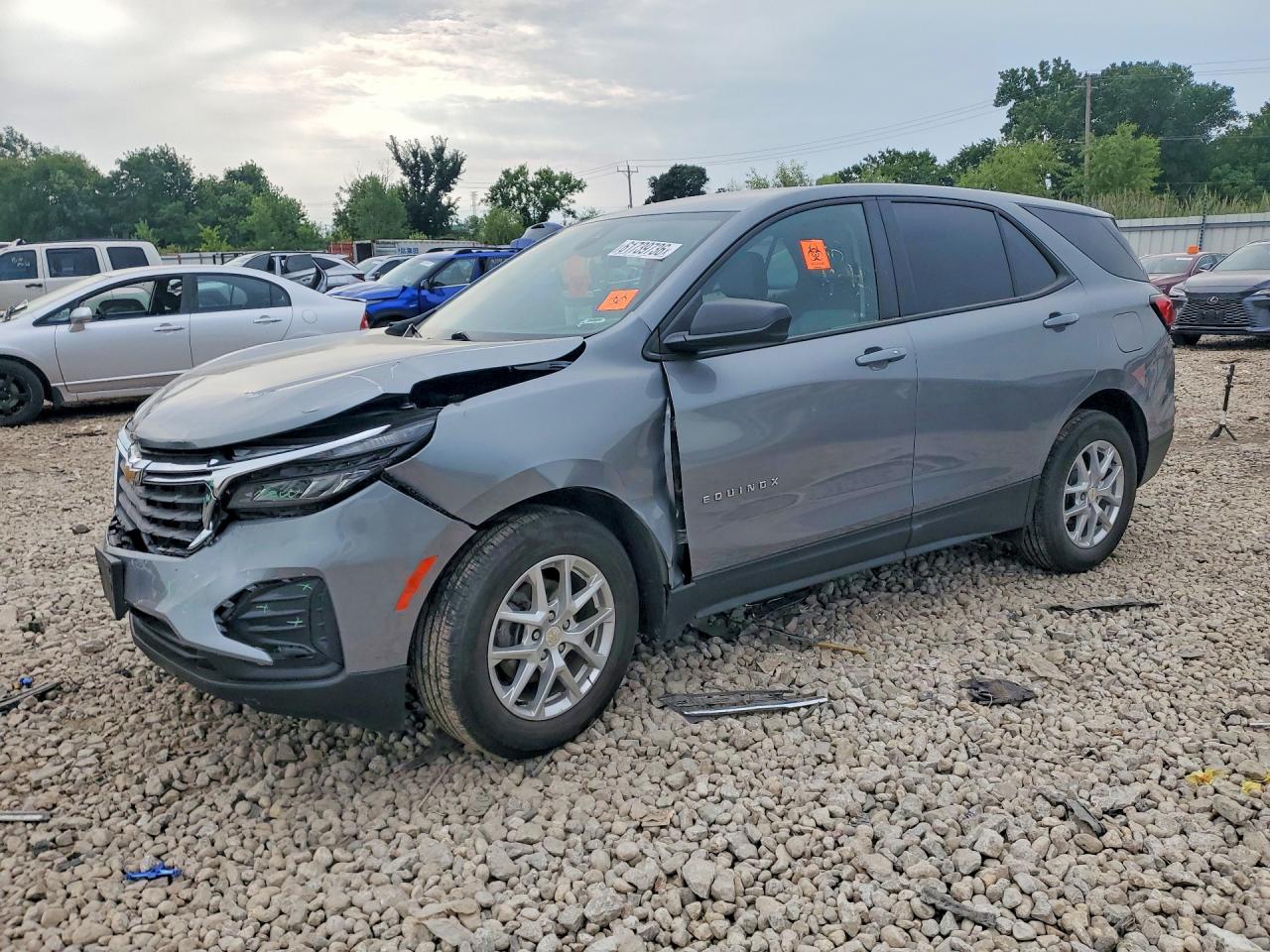 2023 Chevrolet Equinox Ls Серый vin: 3GNAXHEG9PL107203