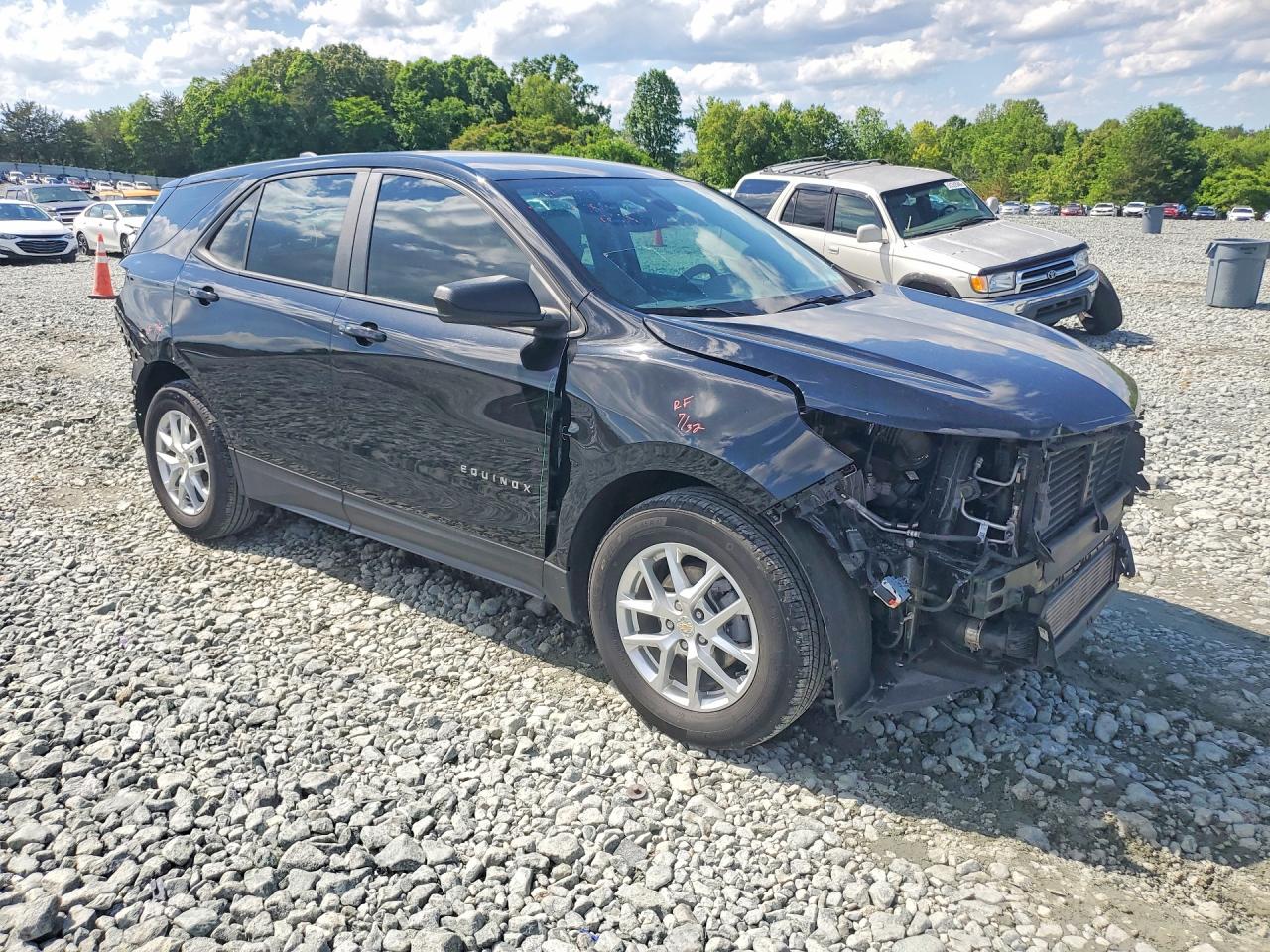 2024 Chevrolet Equinox Ls Черный vin: 3GNAXHEG9RL196208