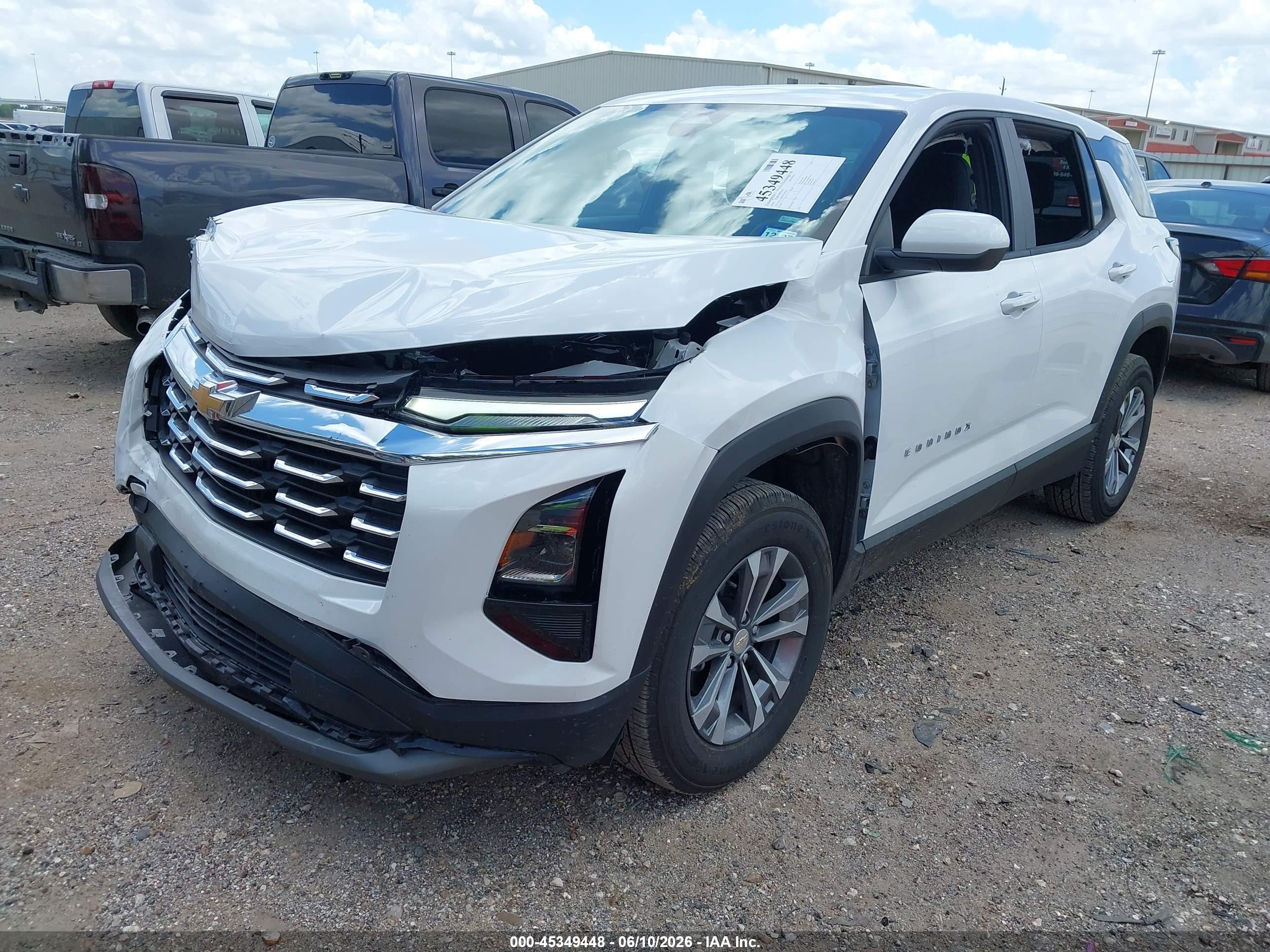 2026 Chevrolet Equinox Fwd Lt White vin: 3GNAXHEG9TL365781