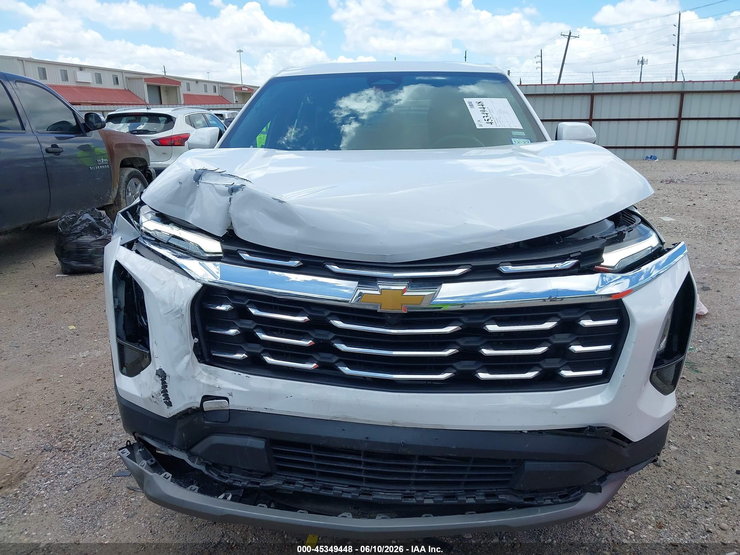 2026 Chevrolet Equinox Fwd Lt White vin: 3GNAXHEG9TL365781