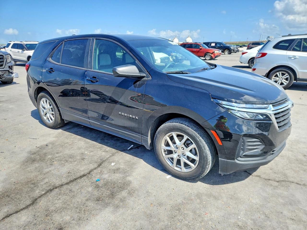 2023 Chevrolet Equinox Ls Black vin: 3GNAXHEGXPL157771