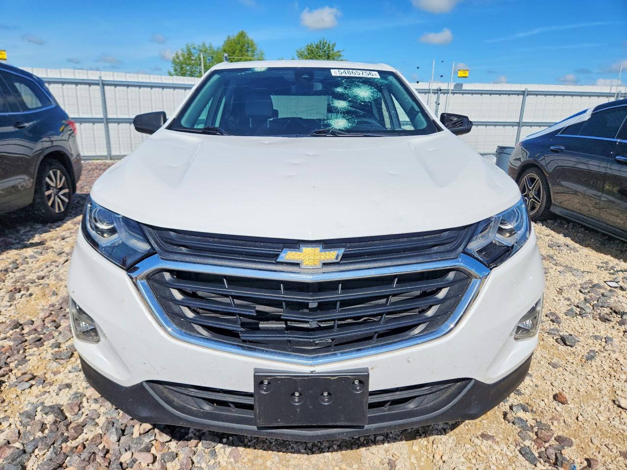 2020 Chevrolet Equinox Ls White vin: 3GNAXHEV0LS591387